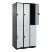 C+P Spind Classic PLUS 3Abt. 1850x900x500mm s.gr/l.gr