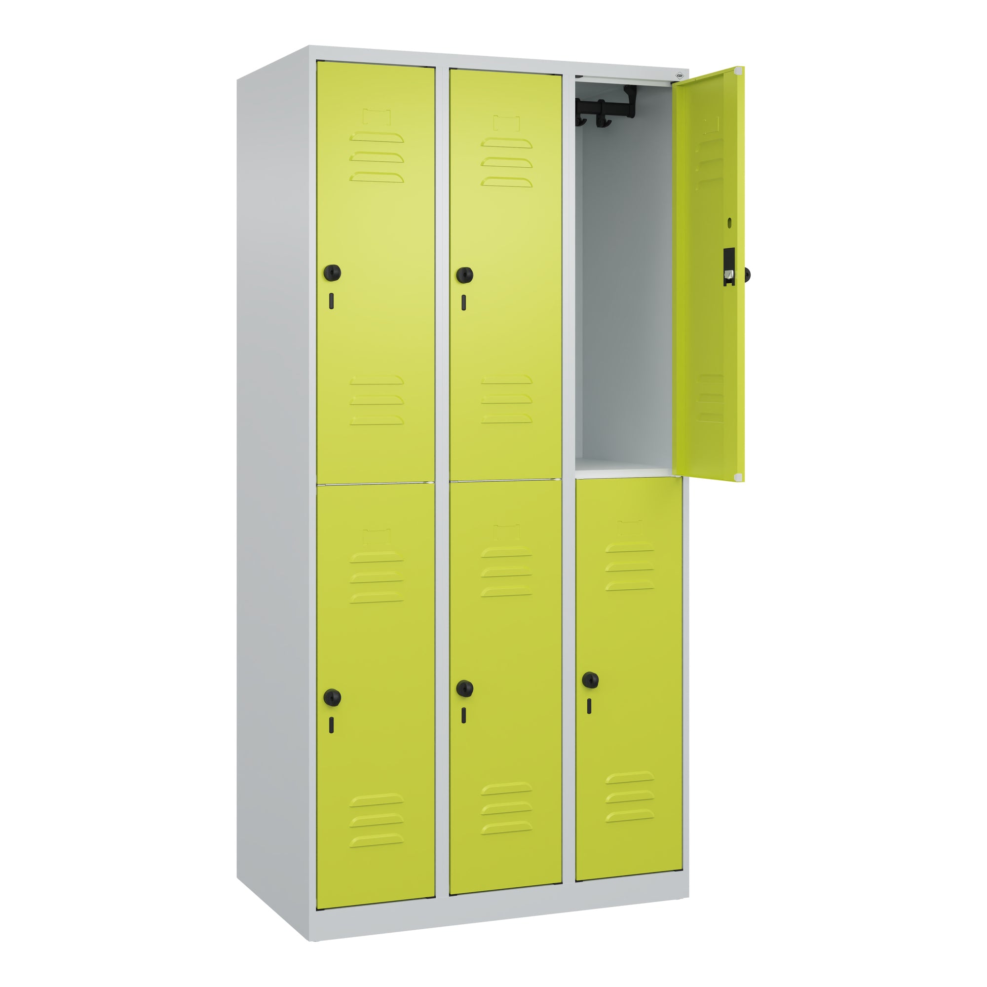 C+P Spind Classic PLUS 3Abteile 1850x900x500mm