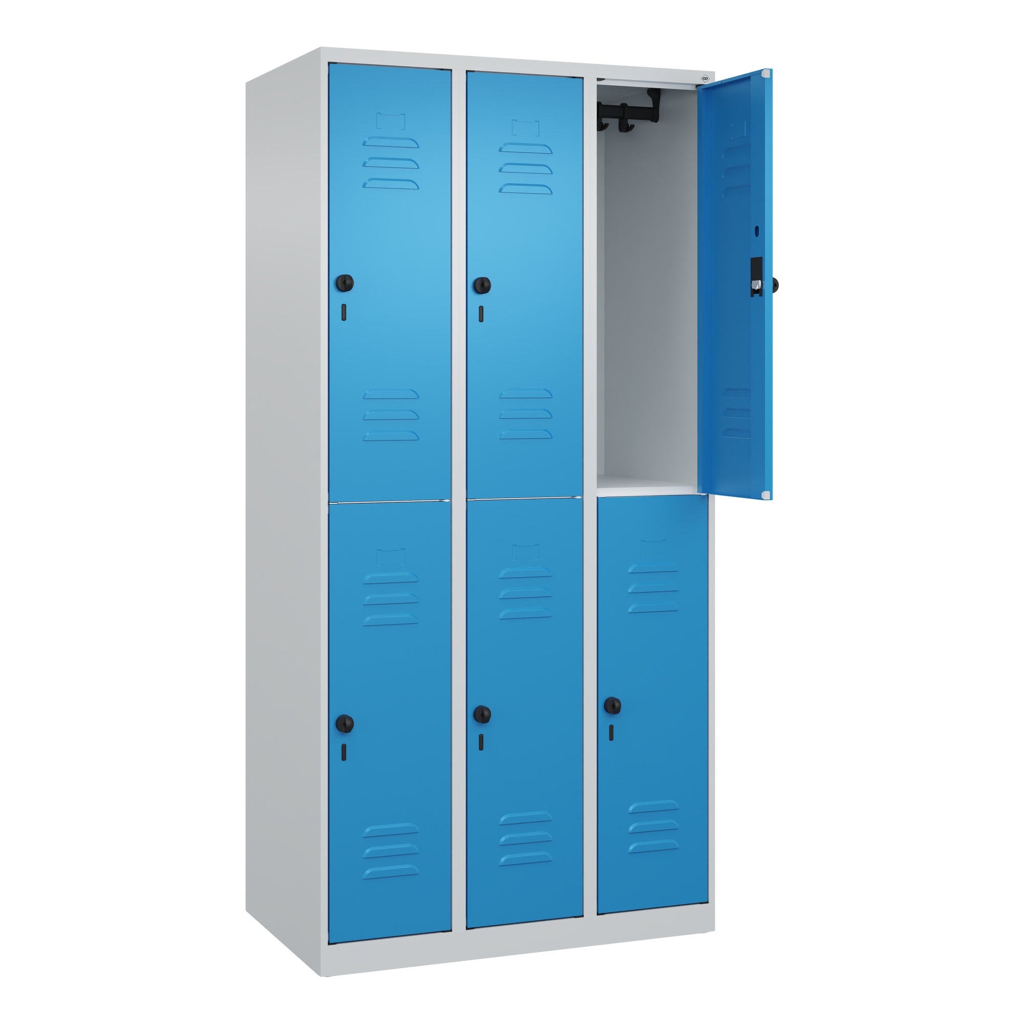 C+P Spind Classic PLUS 3Abteile 1850x900x500mm