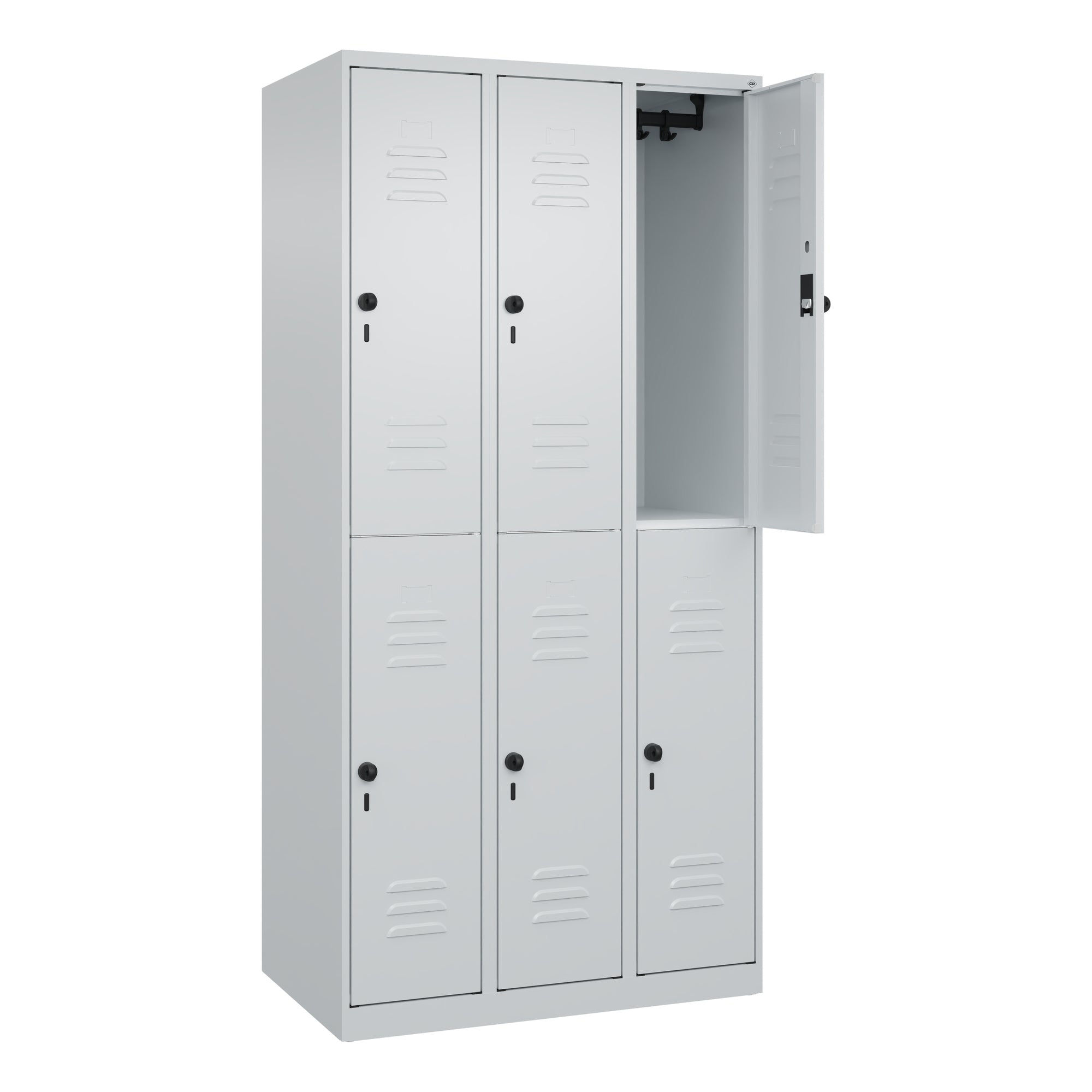 C+P Spind Classic PLUS 3Abteile 1850x900x500mm l.gr