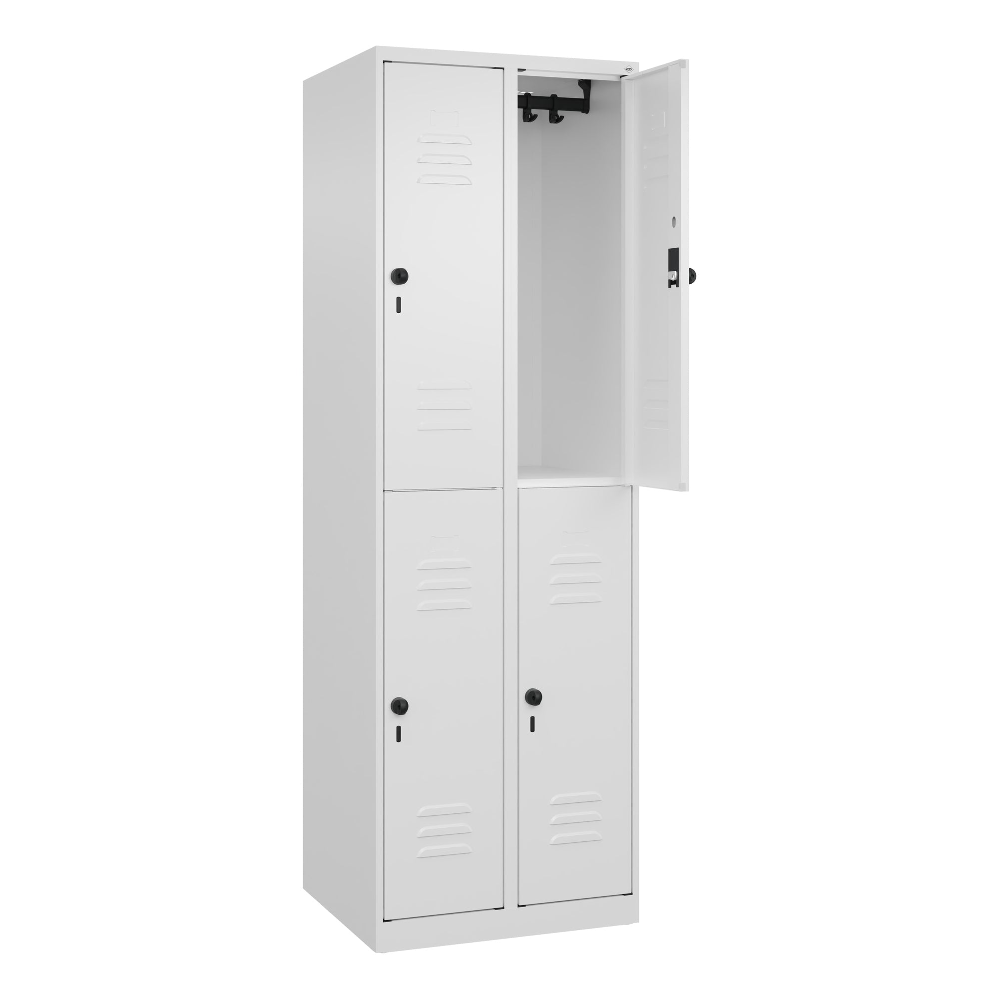 C+P Spind Classic PLUS doppelt 2Abteile 185x60cm ws