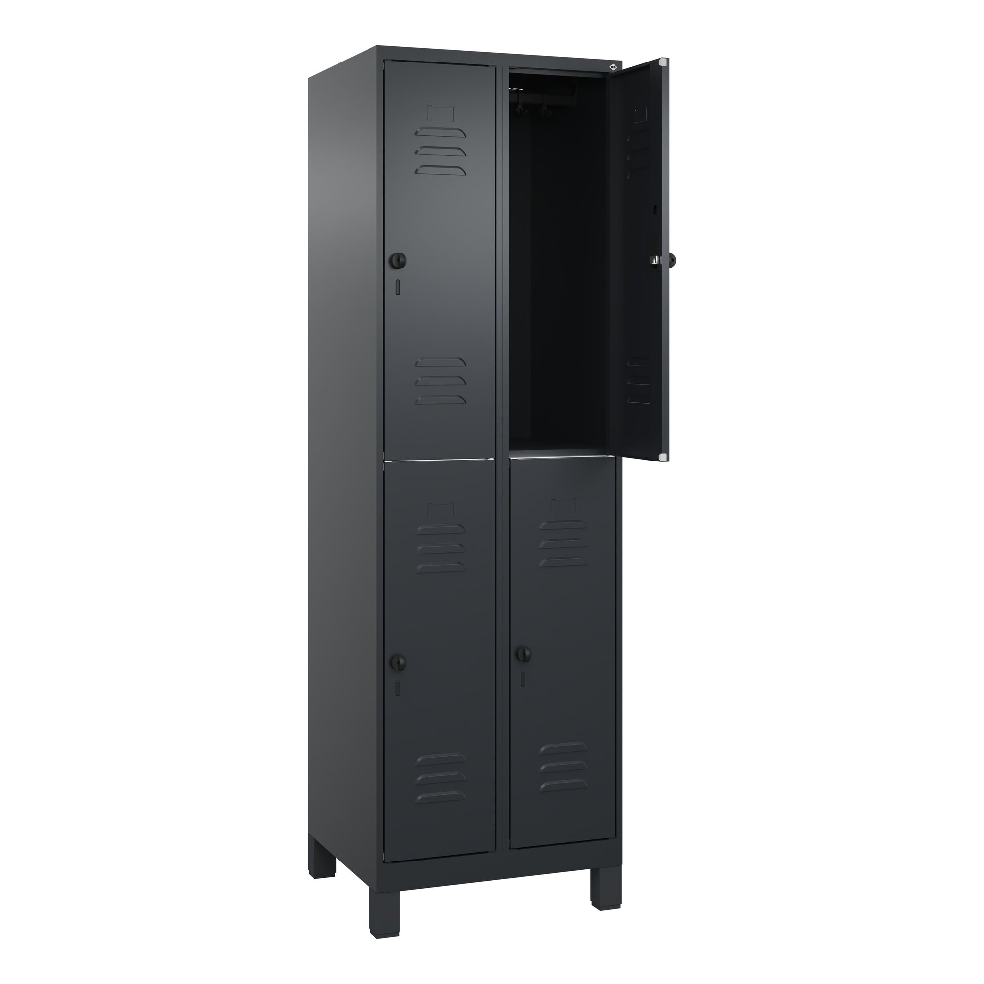 C+P Spind Classic PLUS 2Abteile 1950x600x500mm s.gr