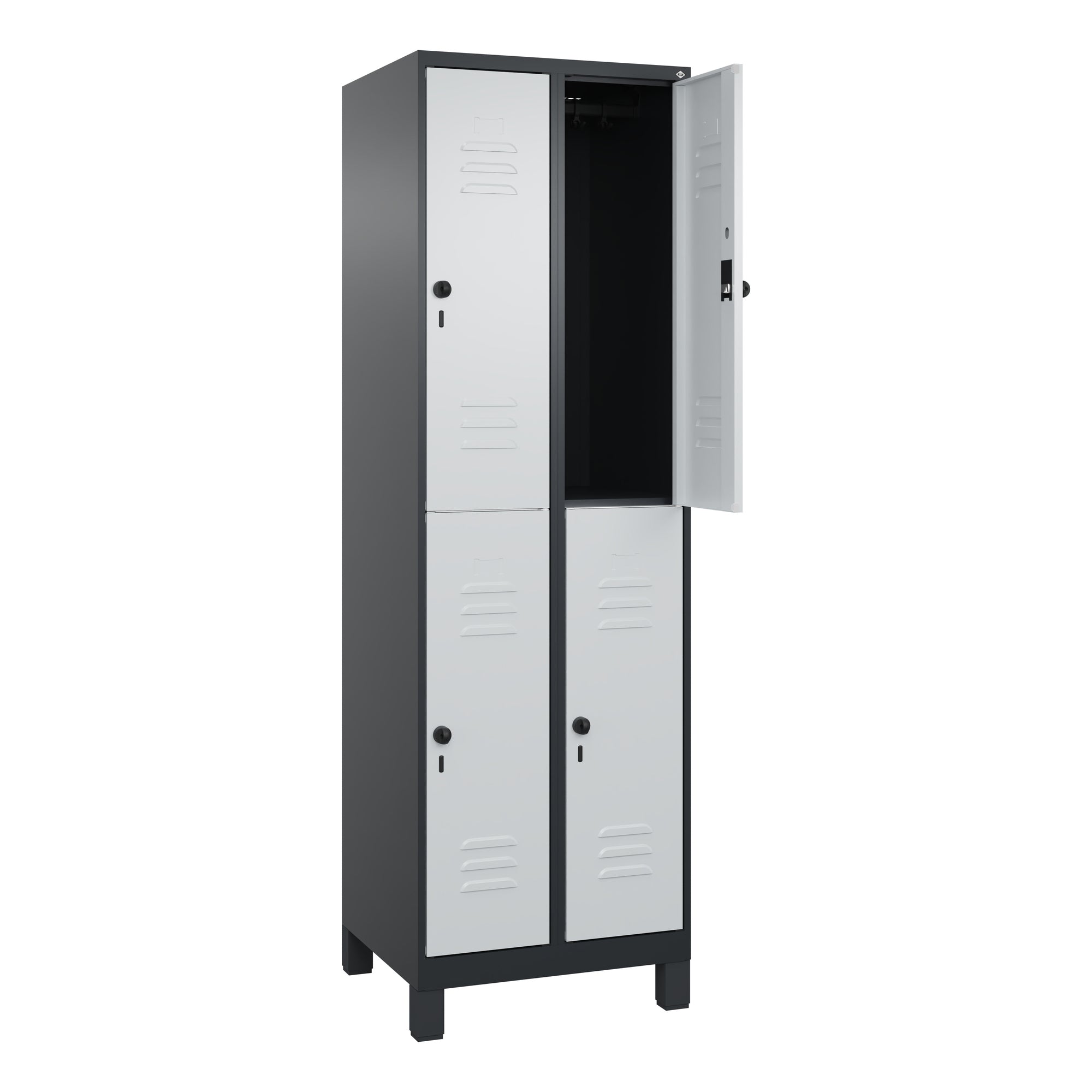 C+P Spind Classic PLUS 2Abteile 1950x600x500mm