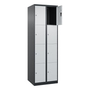 C+P SchließfSchr Classic PLUS 2x4Fä 1850x600x500 sgr