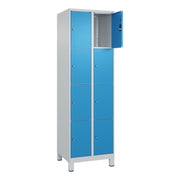 C+P SchließfSchr Classic PLUS 2x4Fä 1950x600x500 lgr/lbl