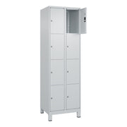 C+P SchließfSchr Classic PLUS 2x4Fä 1950x600x500 lgr