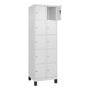 C+P Schließfachschrank 2x5Fächer 195x60x50cm ws/ws