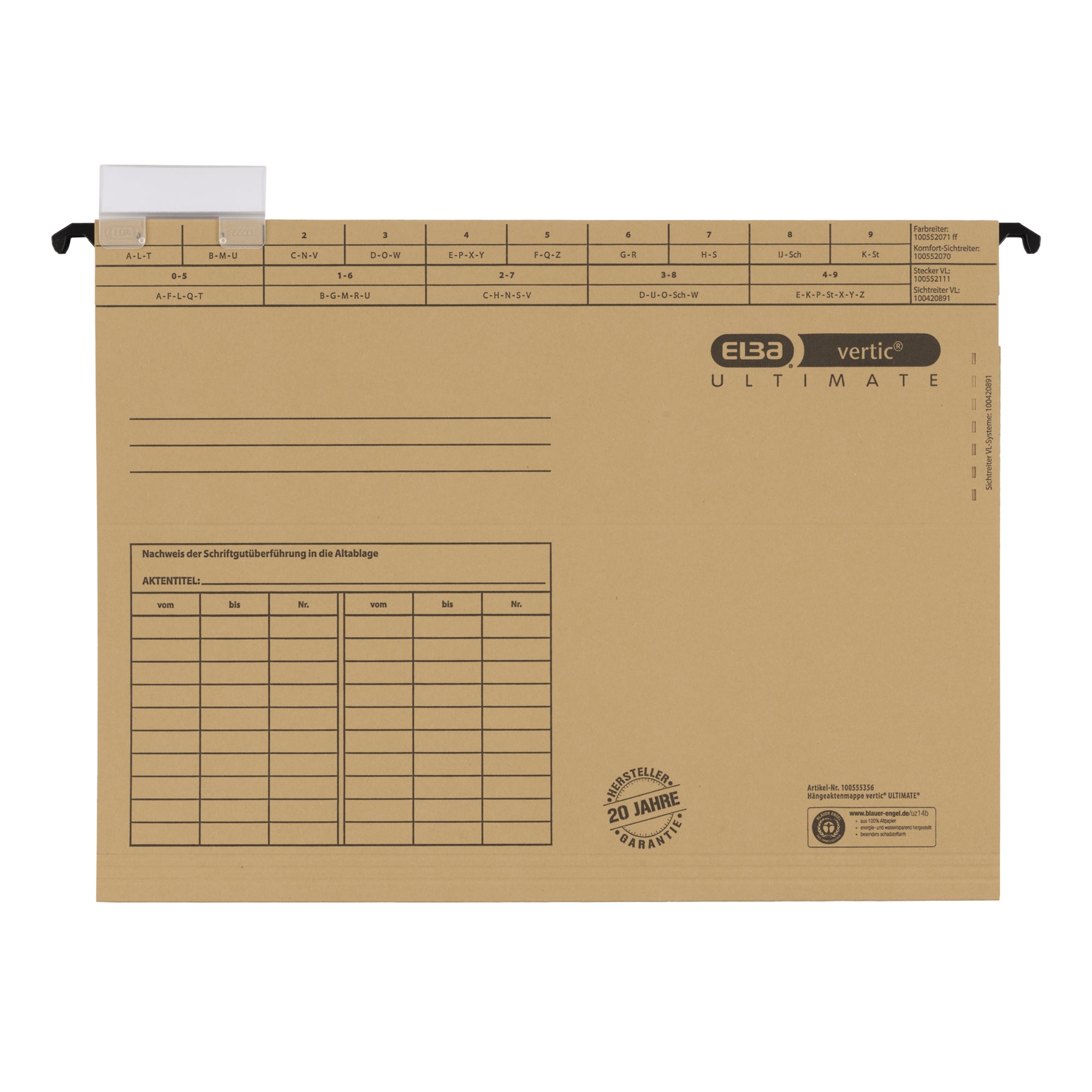 Elba Hängemappe vertic® ULTIMATE®, DIN A4
