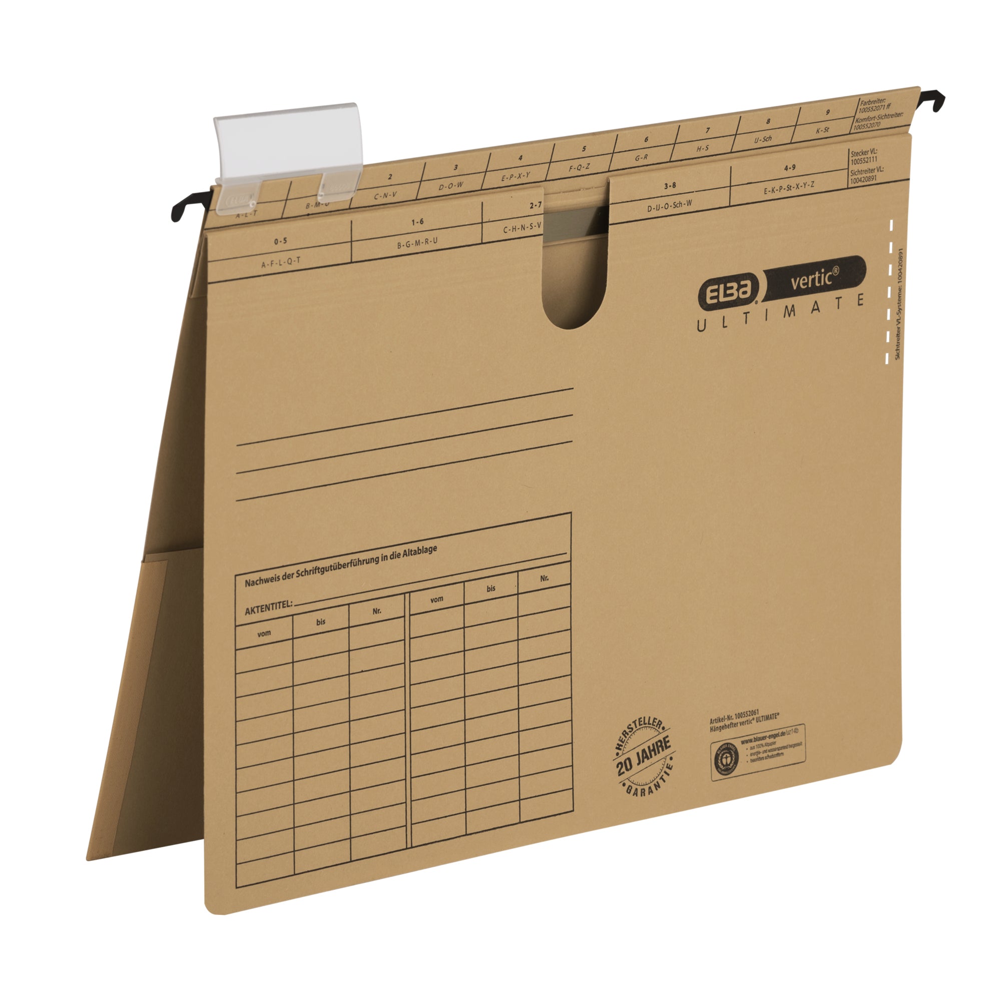 Elba Hängehefter ULTIMATE DIN A4 kfm. Heftung br