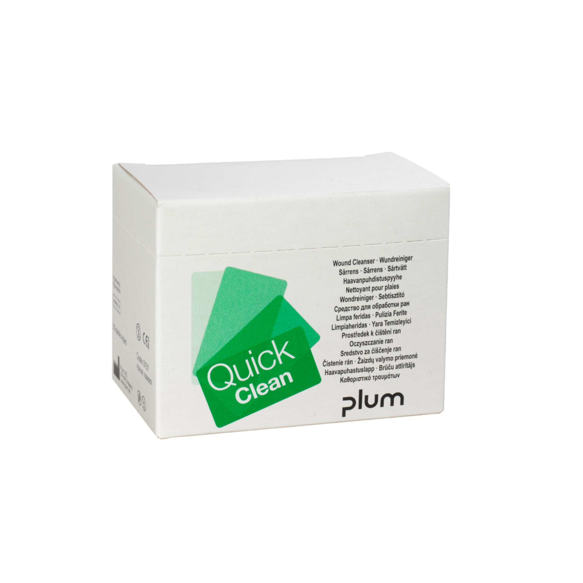 Plum Wundreinigungstuch QuickClean