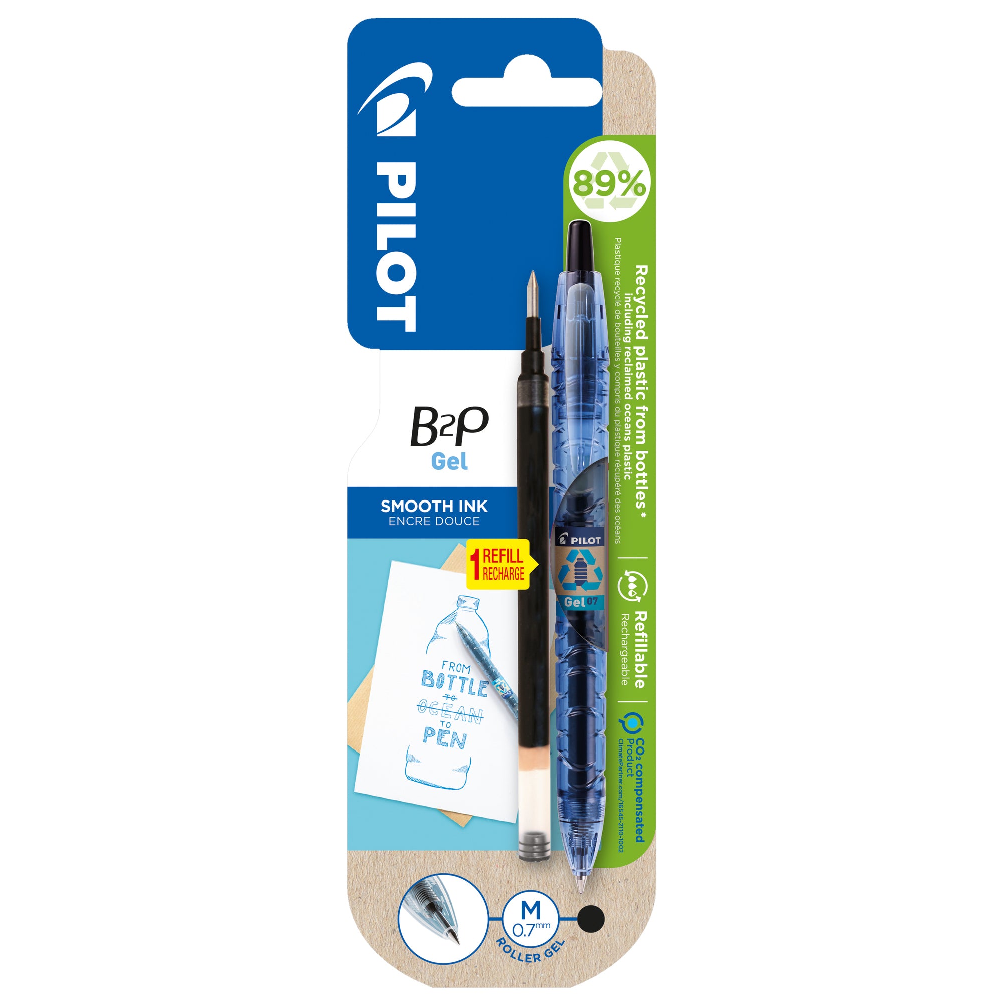 Pilot Gelschreiber B2P 0,7mm sw +Mine