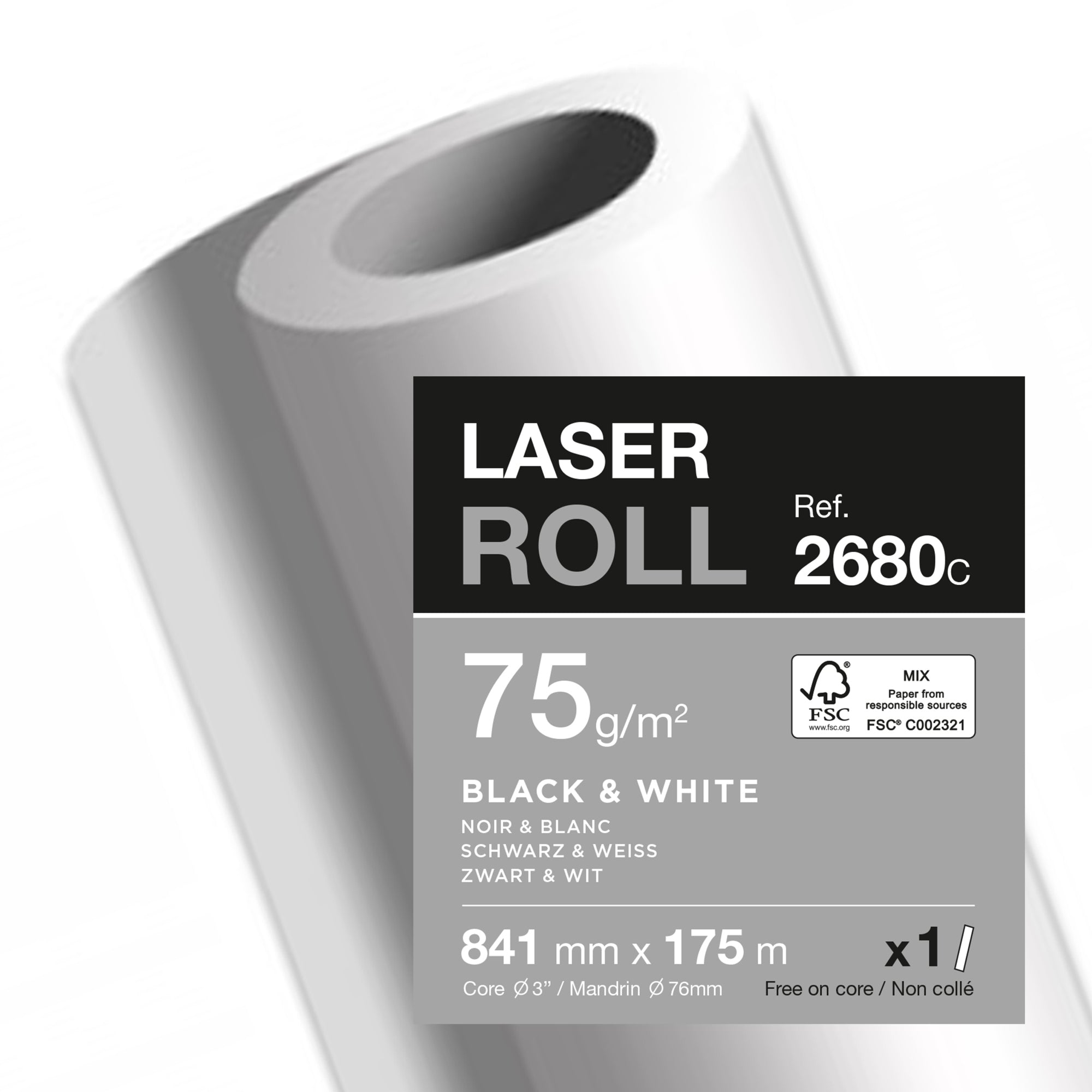 Clairefontaine Plotterpapier Laser Multifunctional
