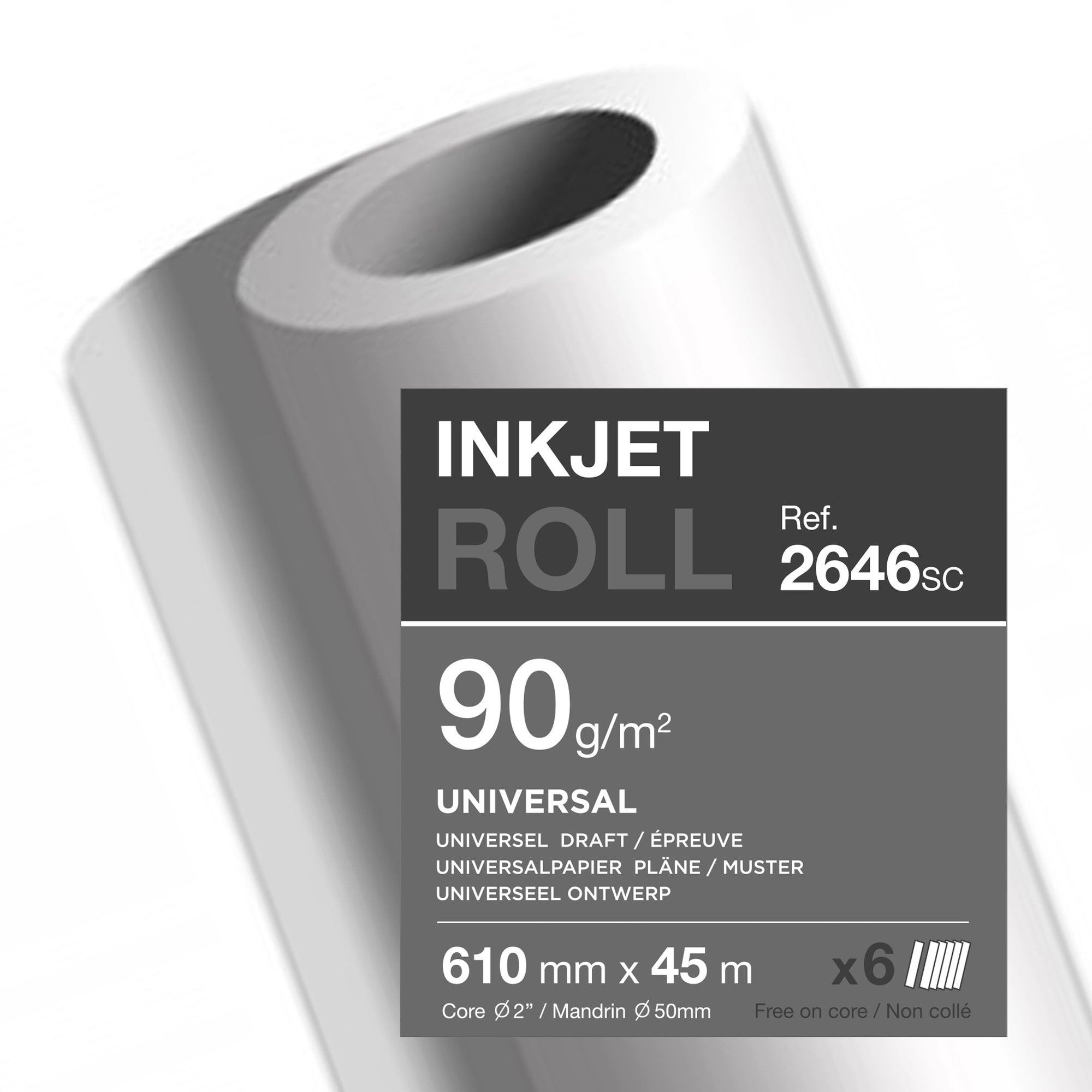 Clairefontaine Inkjetplotterpapier Inkjet Universal