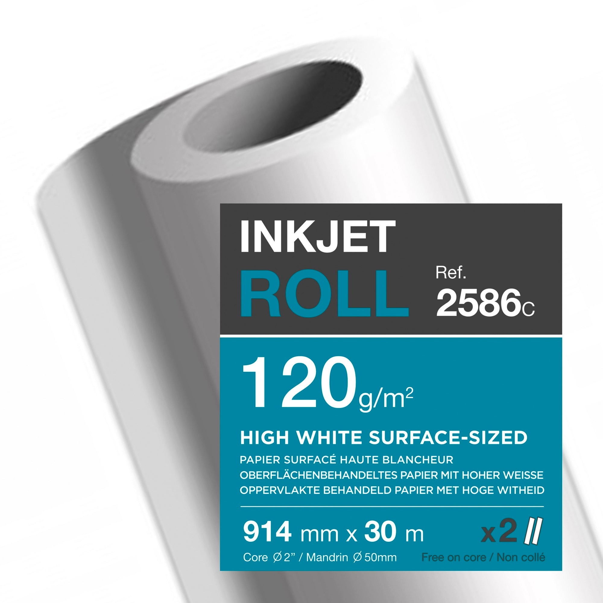 Clairefontaine Inkjetplotterpapier LIGHT COATED