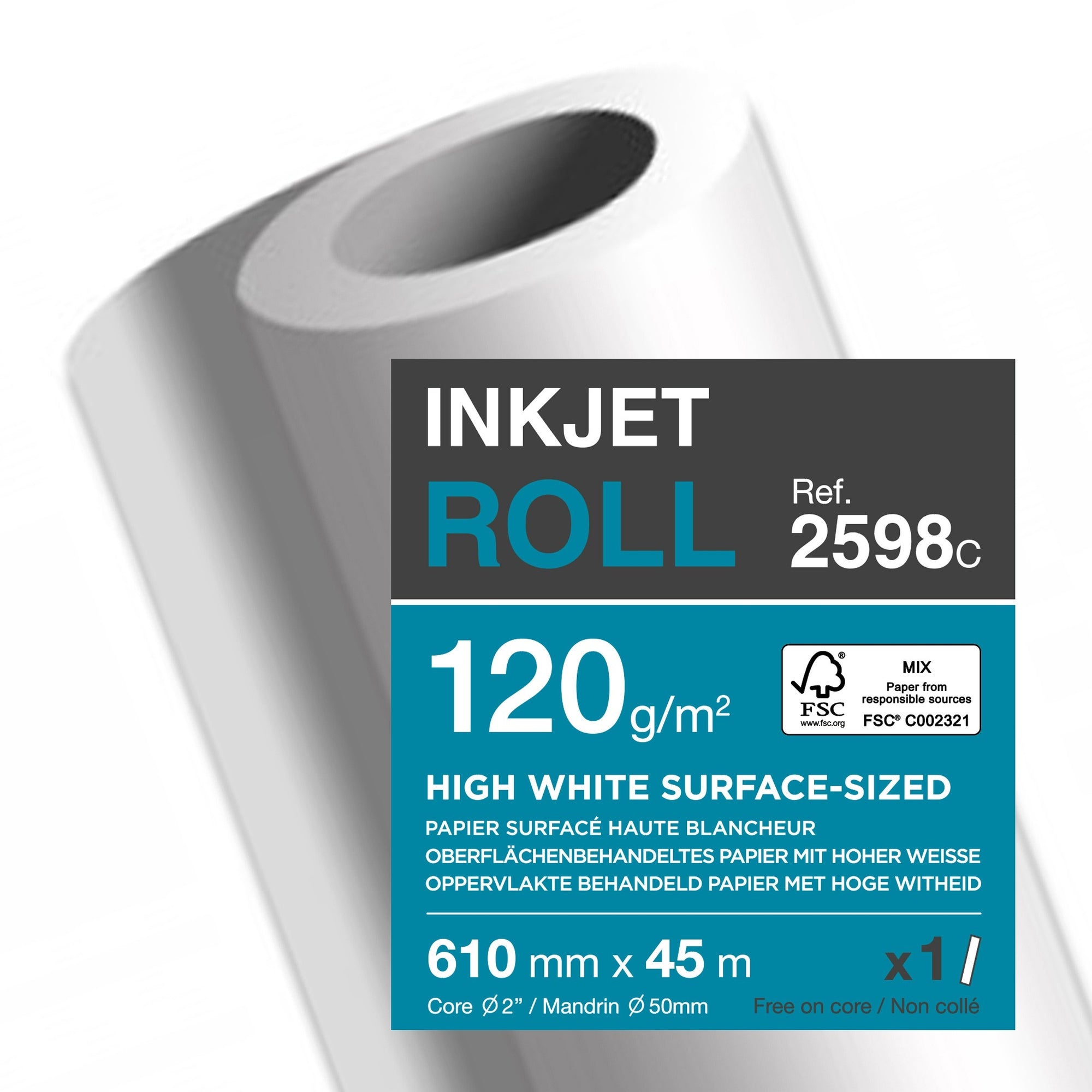 Clairefontaine Inkjetplotterpapier LIGHT COATED