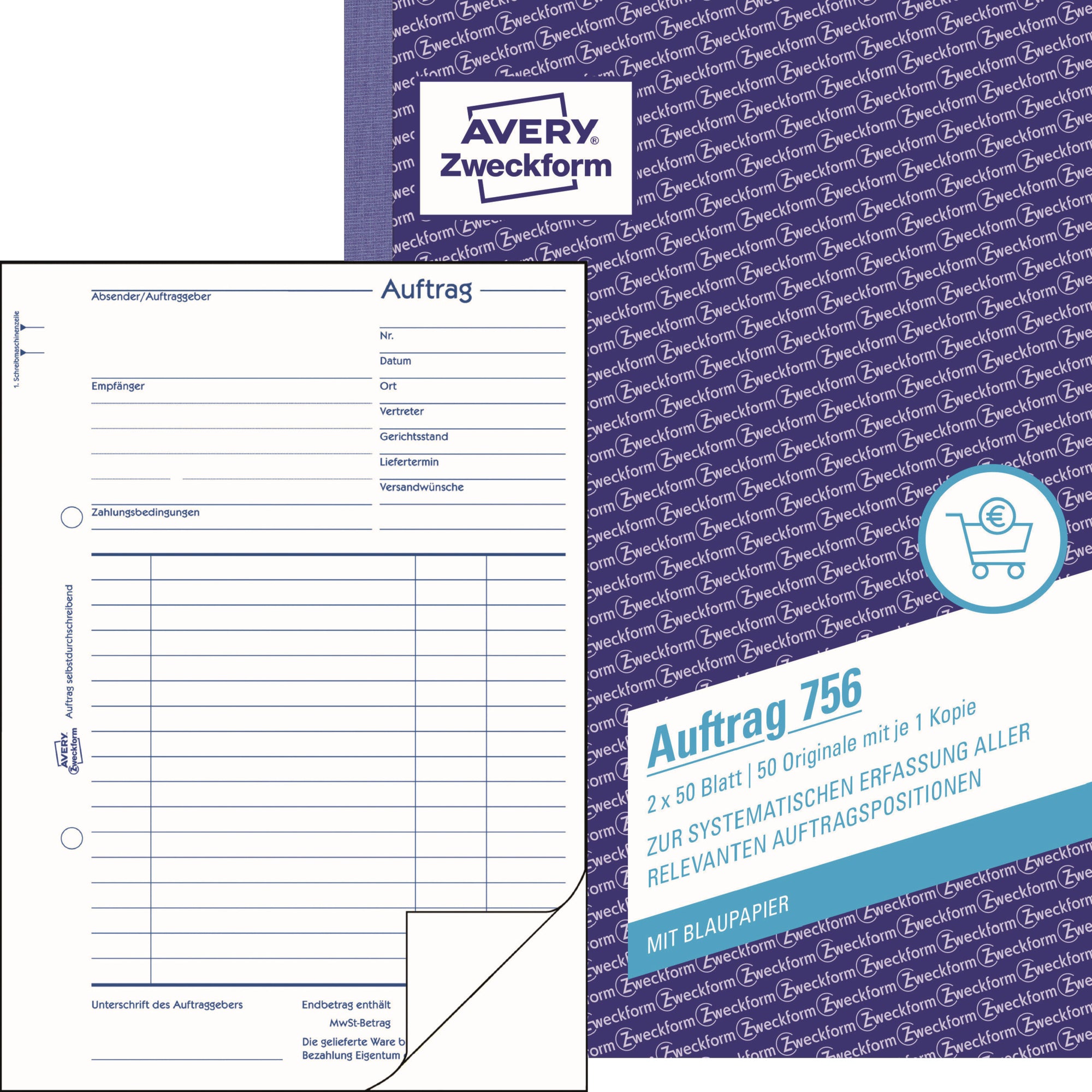 Avery Auftragsformular 756