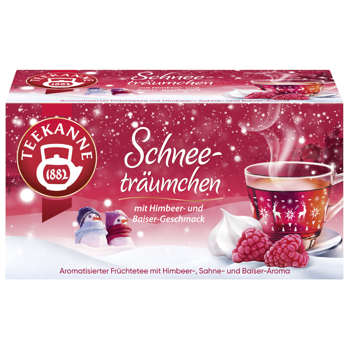 Teekanne Tee Schneeträumchen