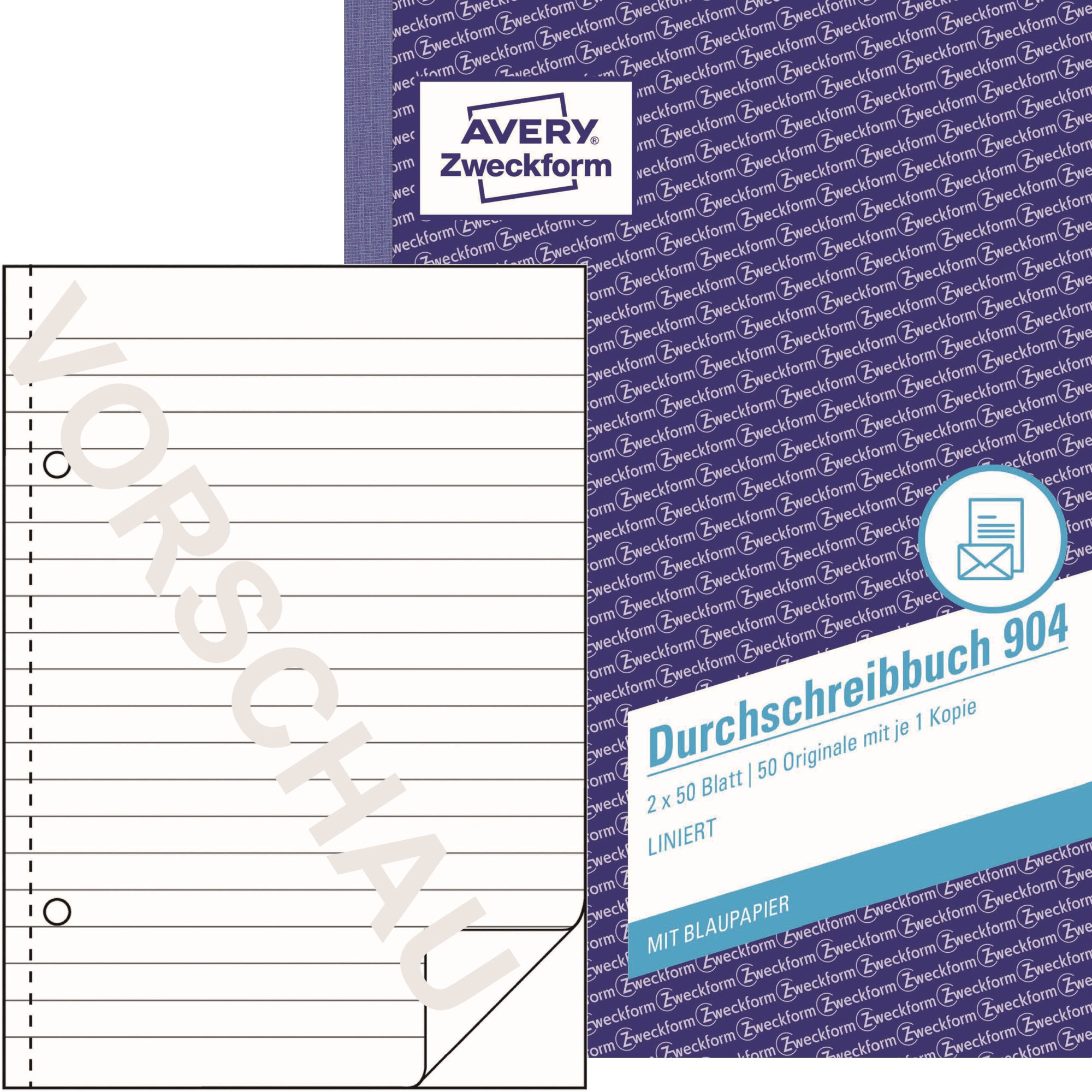 Avery Durchschreibebuch 904