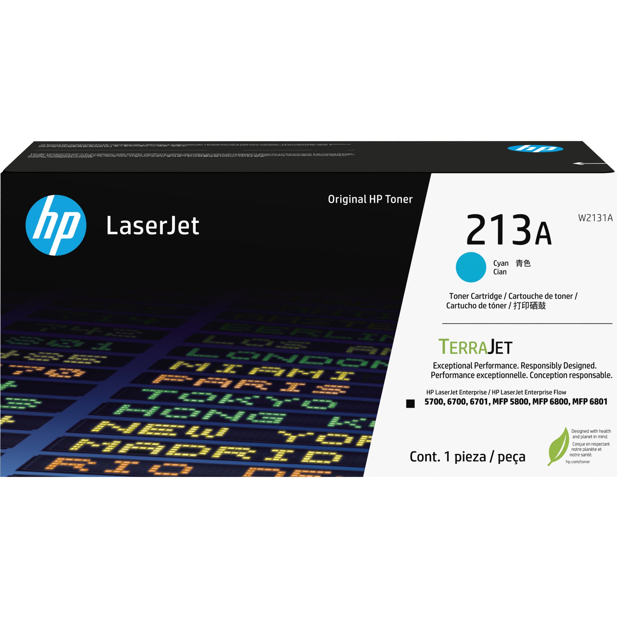 HP Toner, cyan