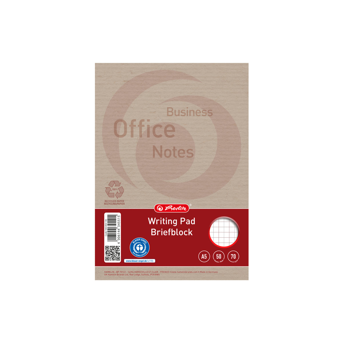 Herlitz Briefblock Business Office Notes