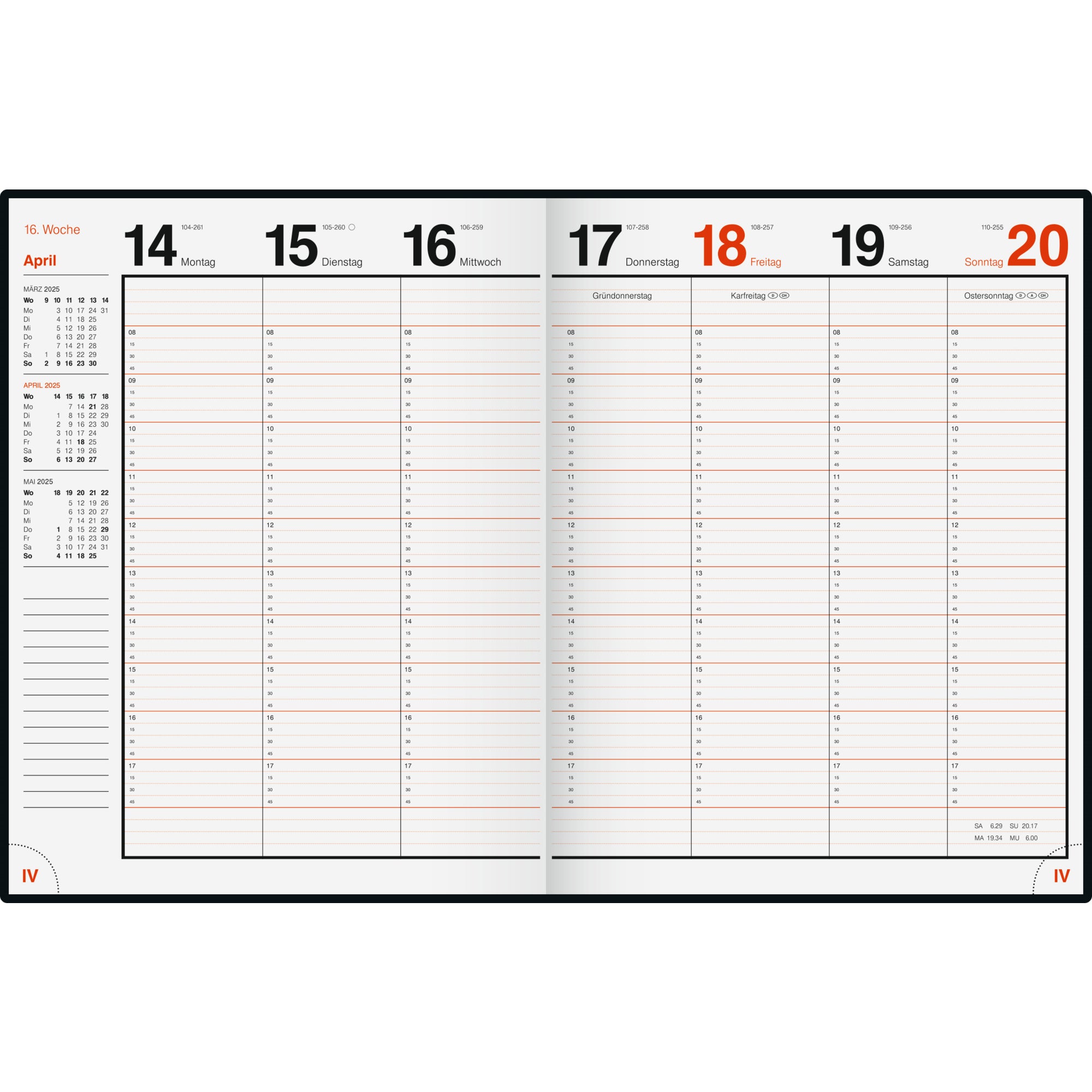 rido/idé Buchkalender magnum