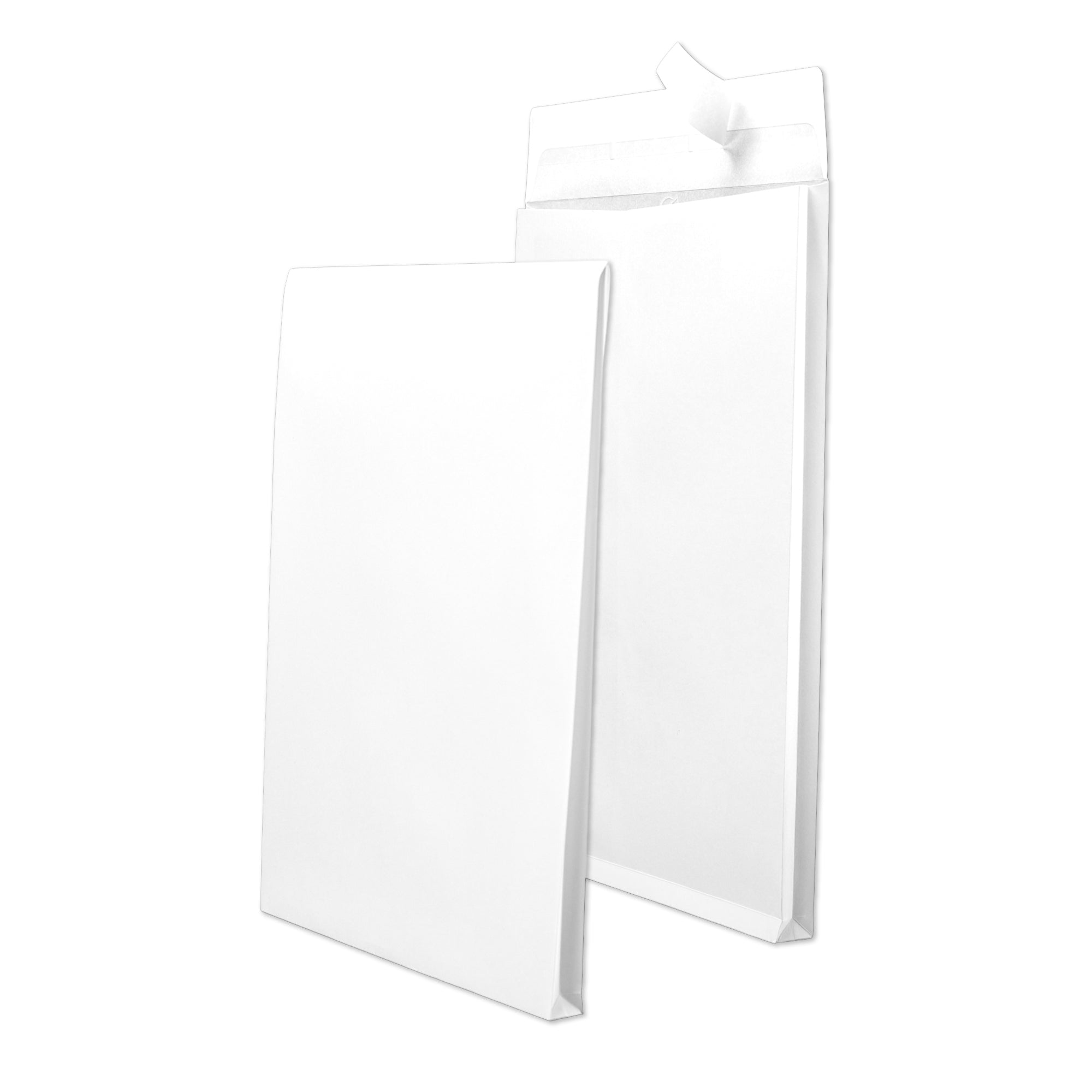 MAILmedia Faltentasche, weiß, DIN C4