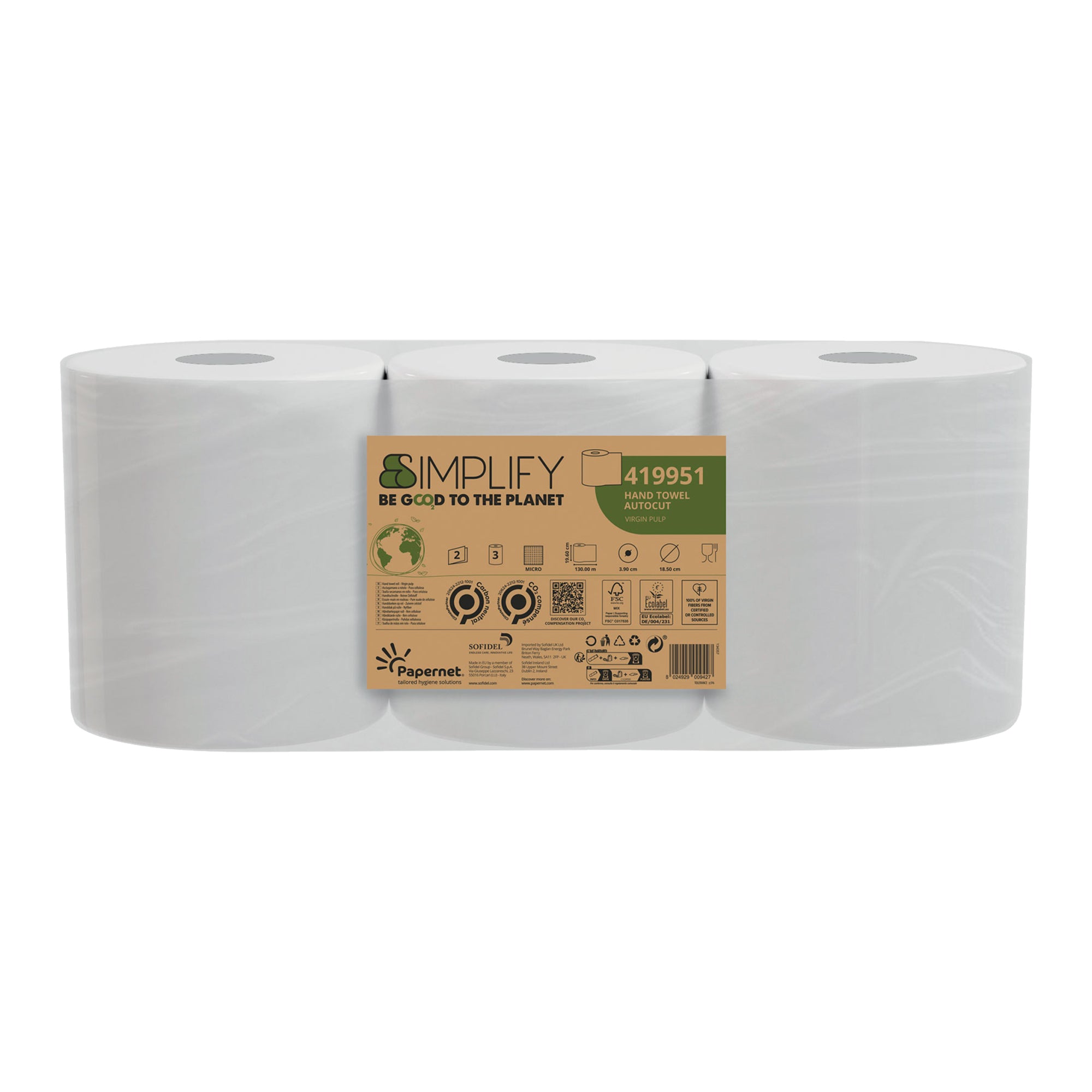 Papernet Handtuchrolle Autocut Simplify