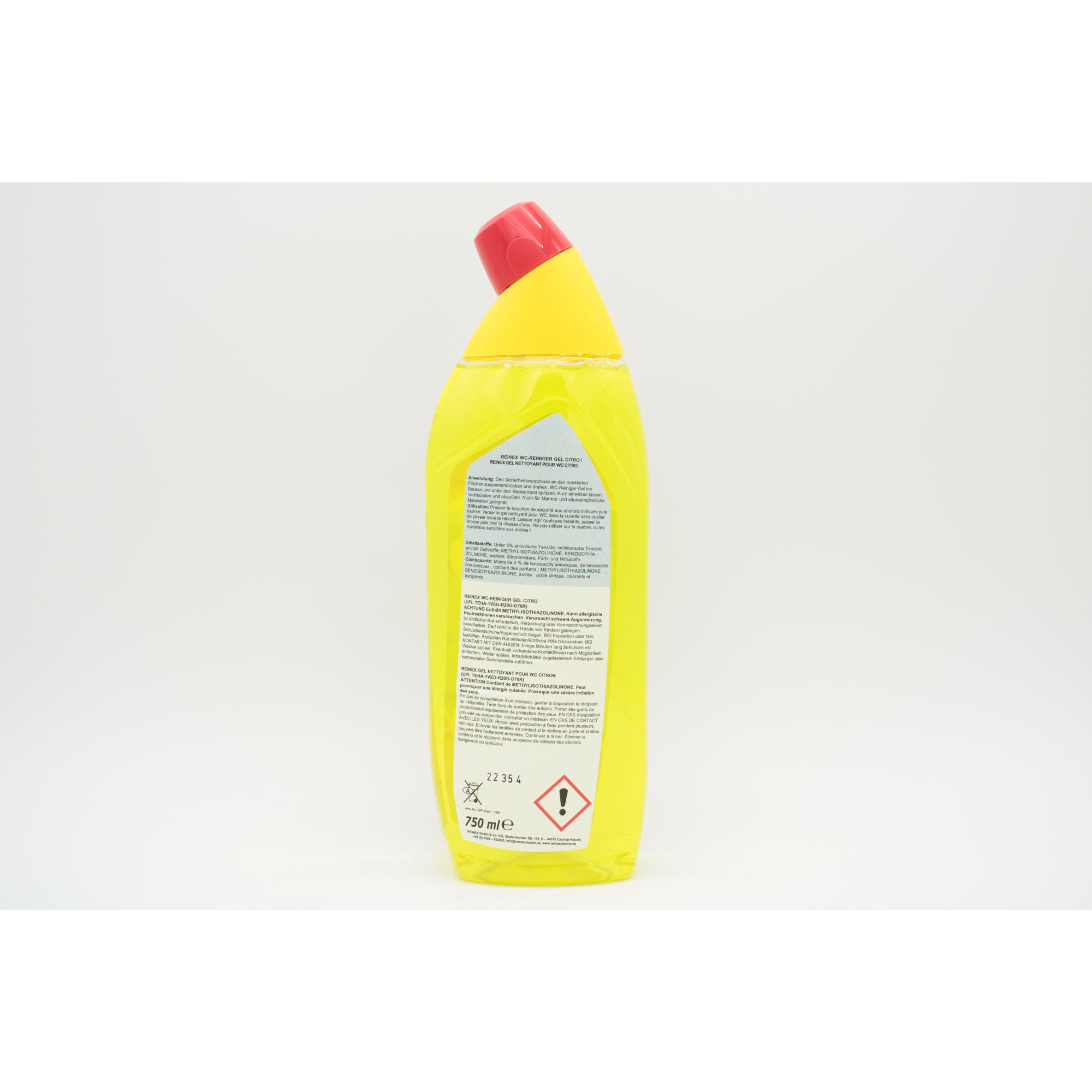 Reinex WC-Reiniger Gel Citro 750 ml