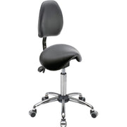 meychair Hocker A4R-MED- TR-KL2 Rollen Rücken sw