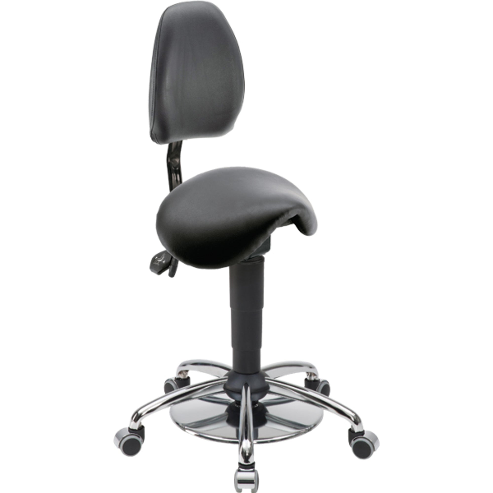 meychair Hocker A4R-MED- TR-KL2-FG/11-38 Rollen sw