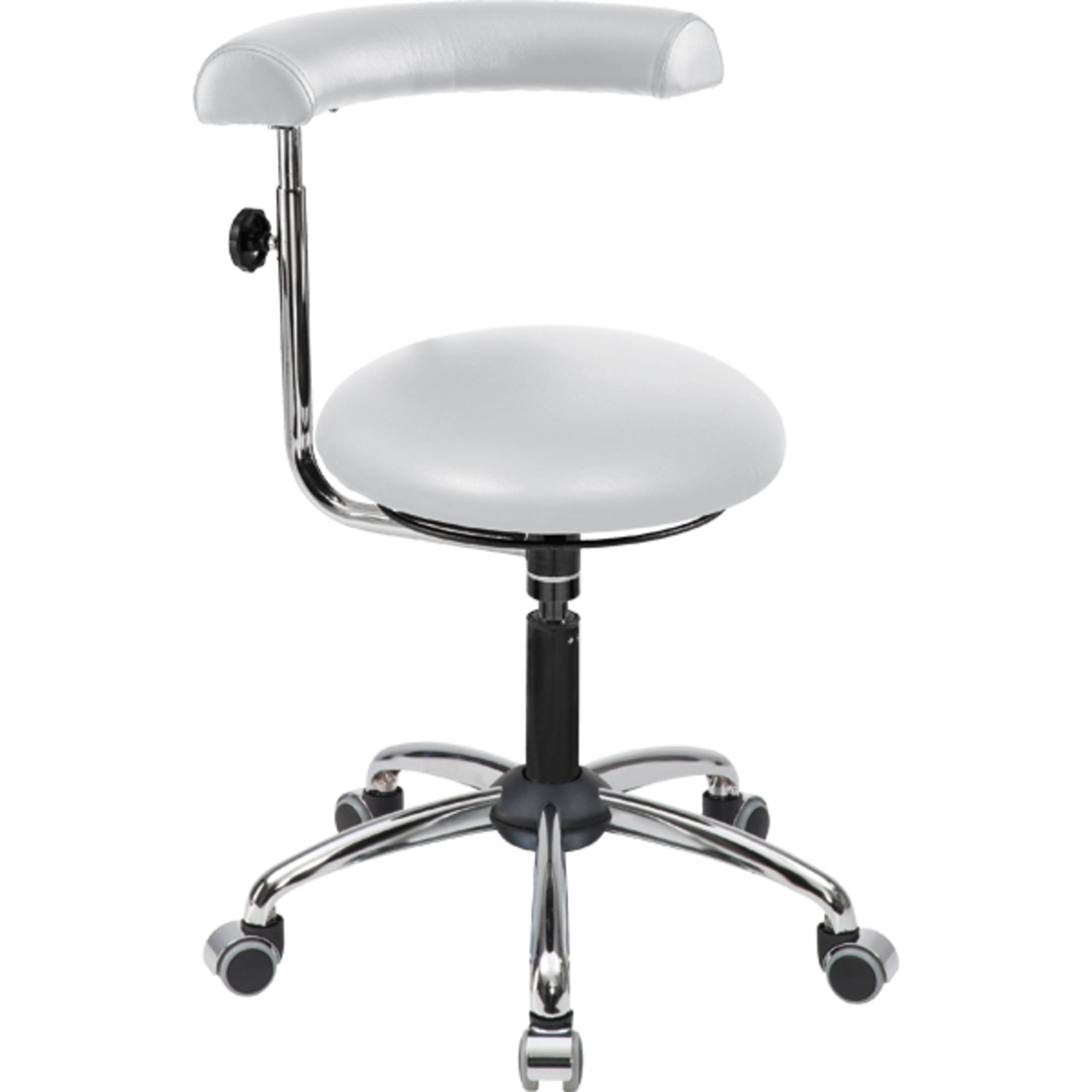 meychair Hocker A20-29-TR- Comfort-KL Rollen Arm ws