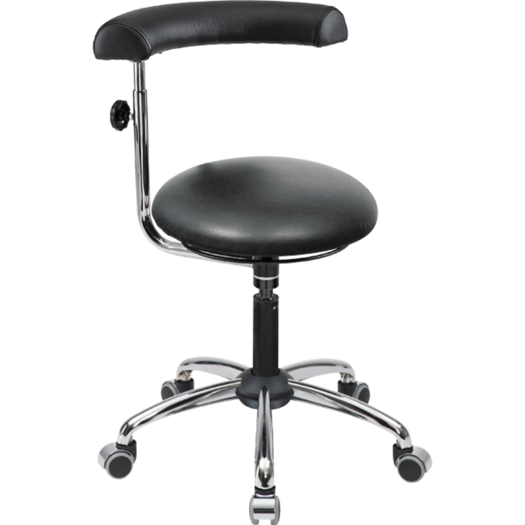 meychair Hocker A20-29-TR- Comfort-KL Rollen Arm sw