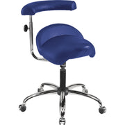 meychair Hocker A20-53- TR-Comfort-KL4 Rollen Arm bl
