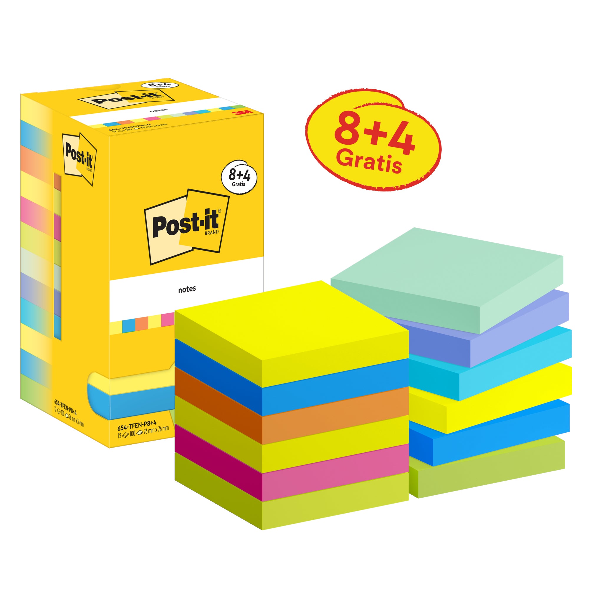 Post-it Haftnotiz Notes Promotion Energetic Collection
