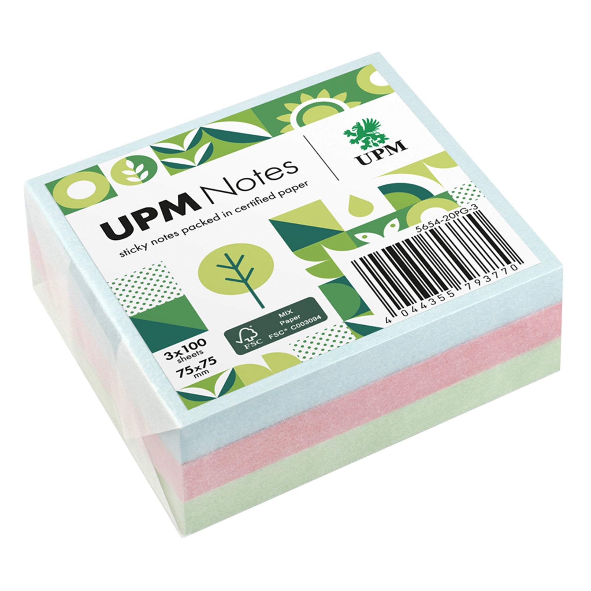 UPM Haftnotiz Pastell