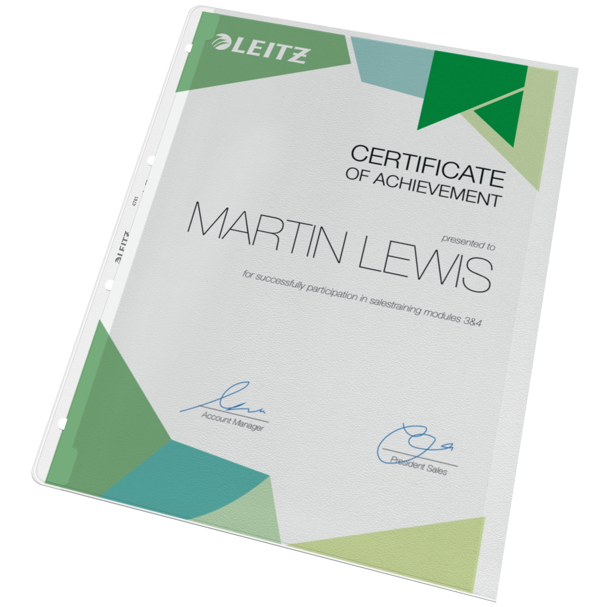 Hetzel Prospekthülle, farblos, DIN A4