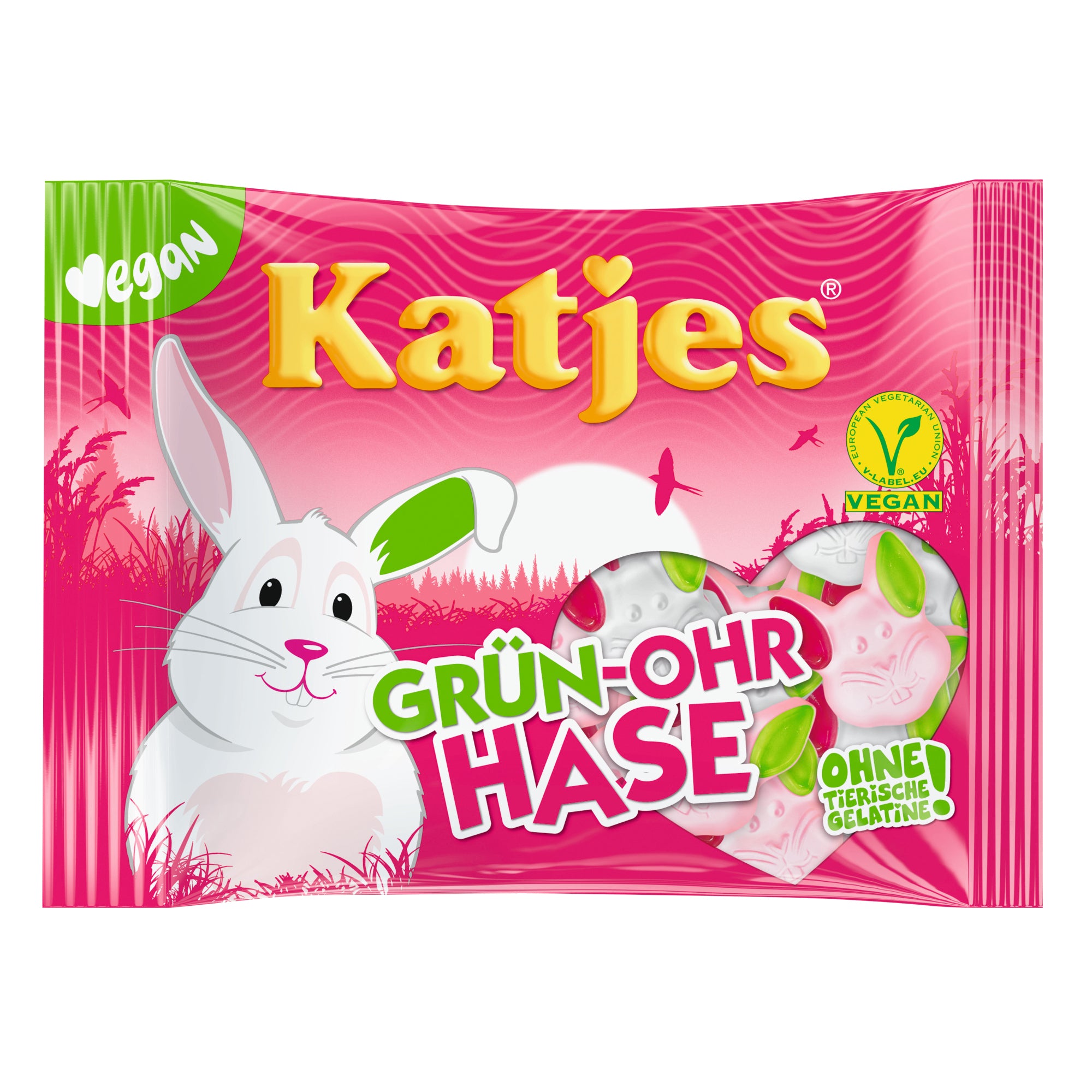 Katjes Fruchtgummi Grün-Ohr Hase