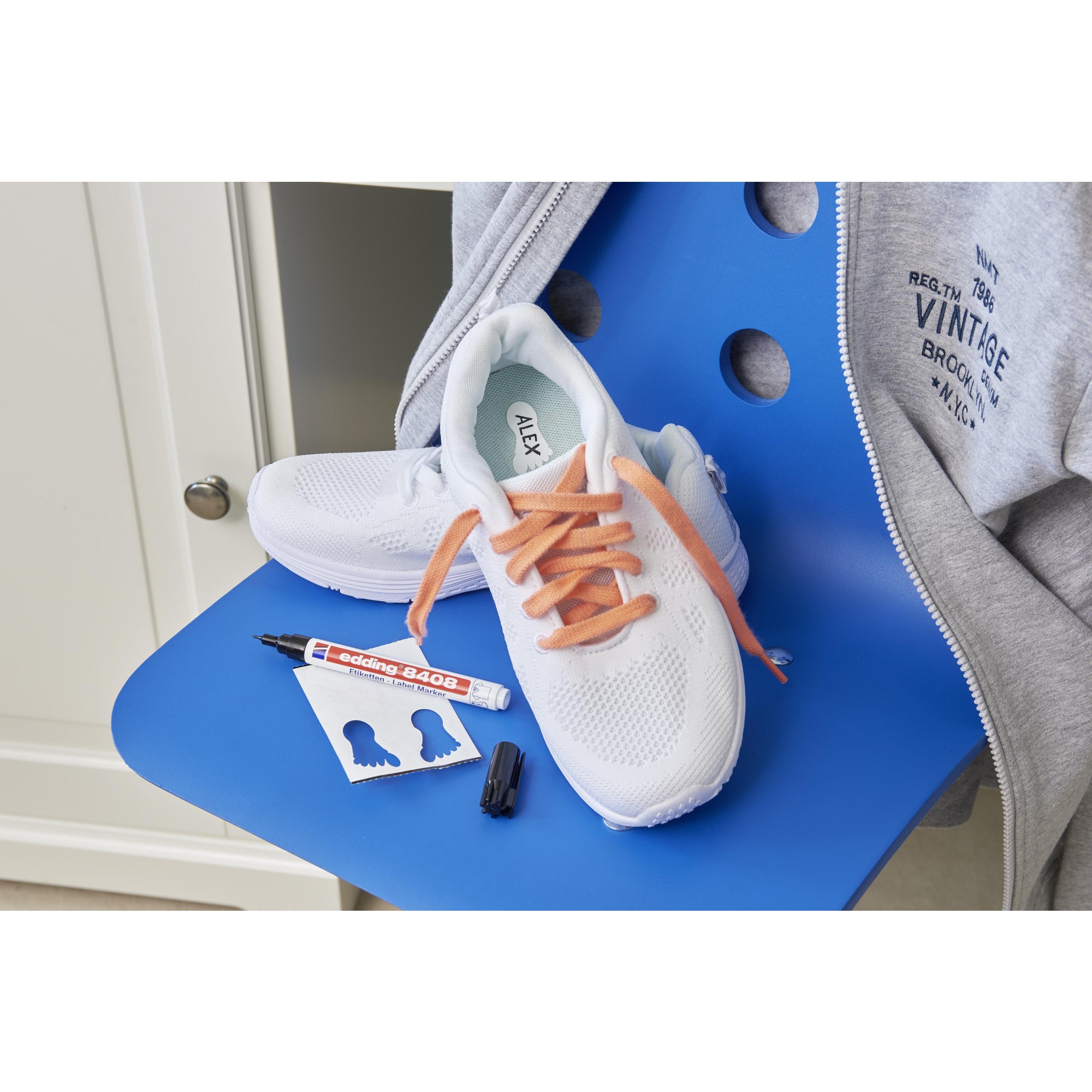 edding Textilmarker Schuh-Markier-Set 8408