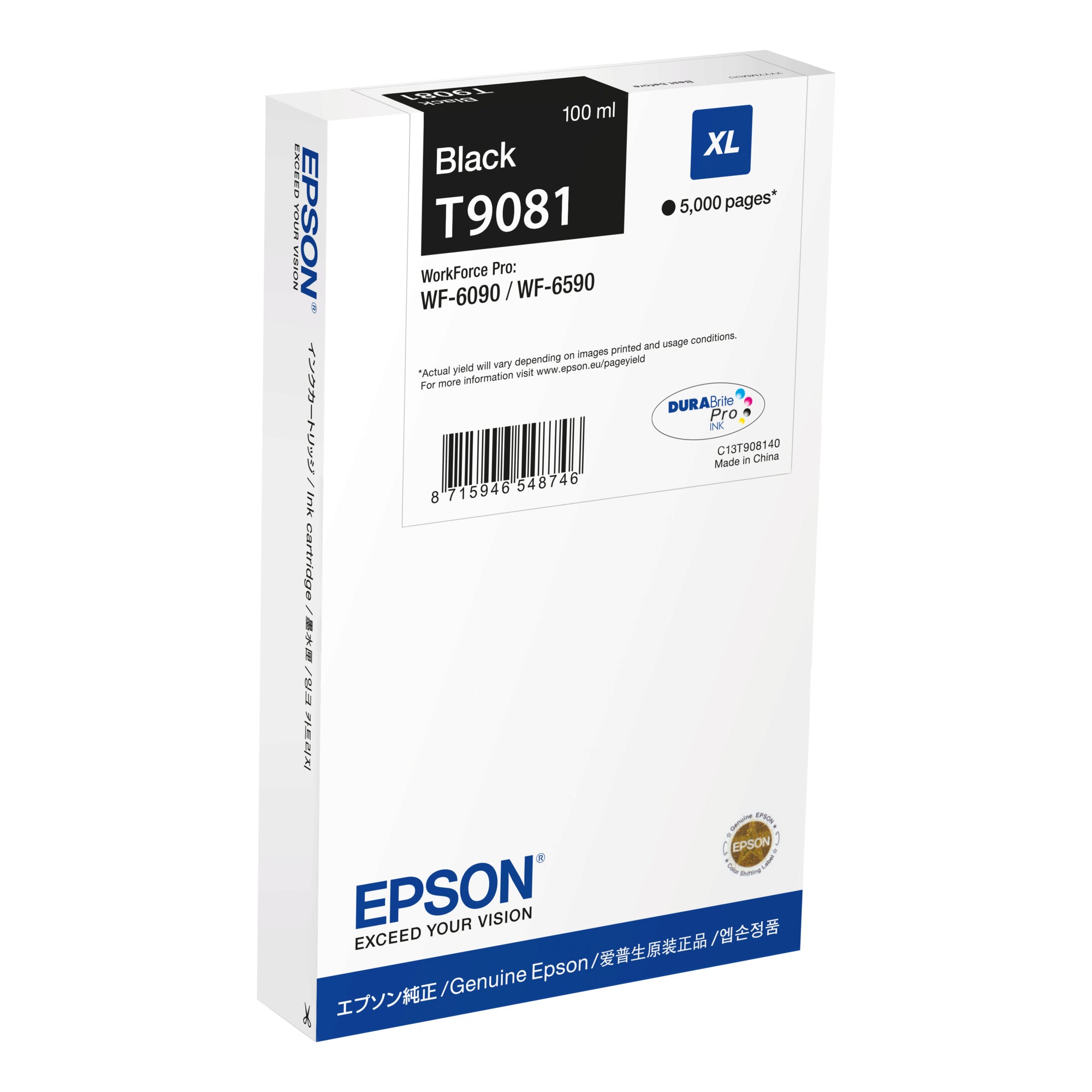 Epson Tintenpatrone, schwarz