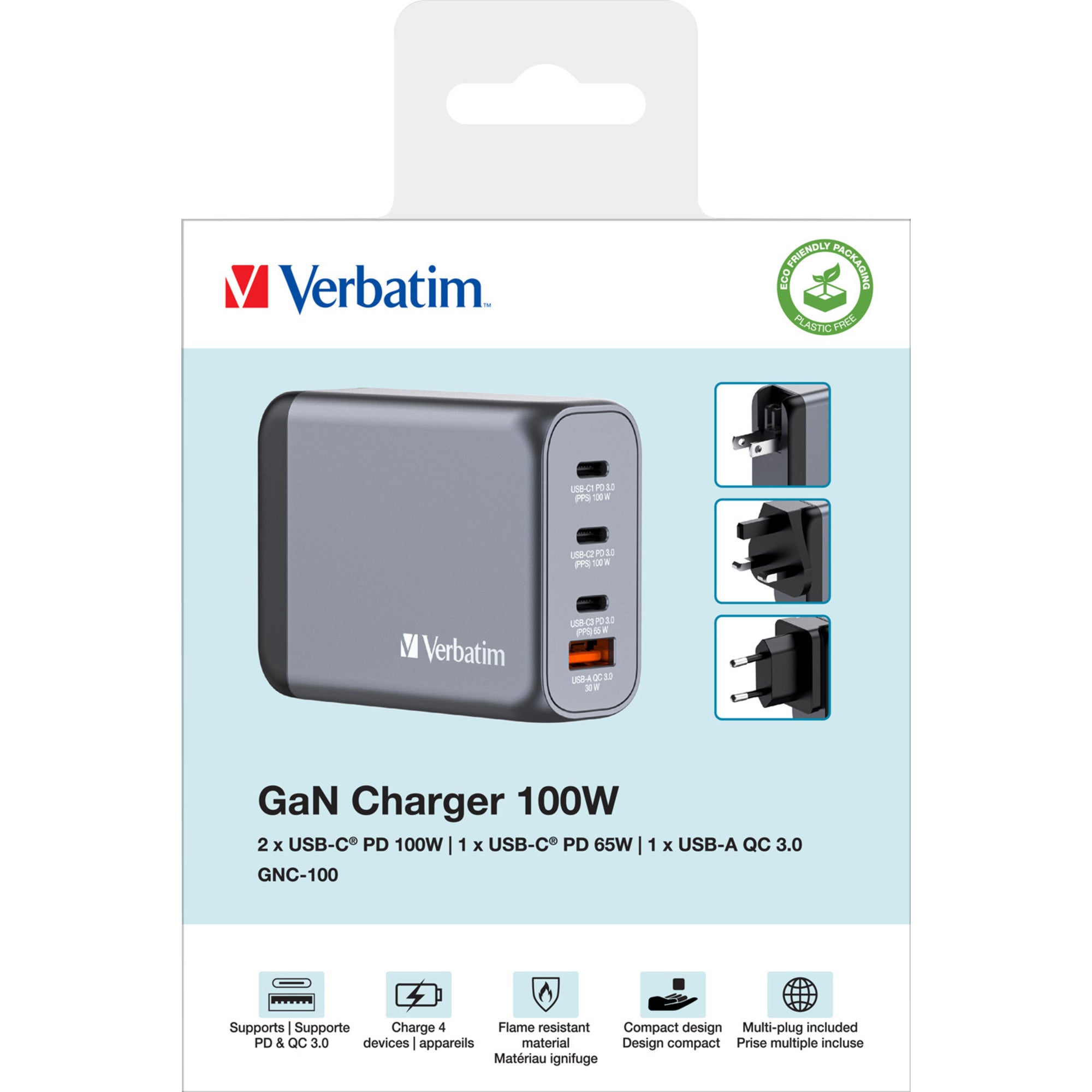 Verbatim Ladegerät Kommunikationstechnik GNC-100