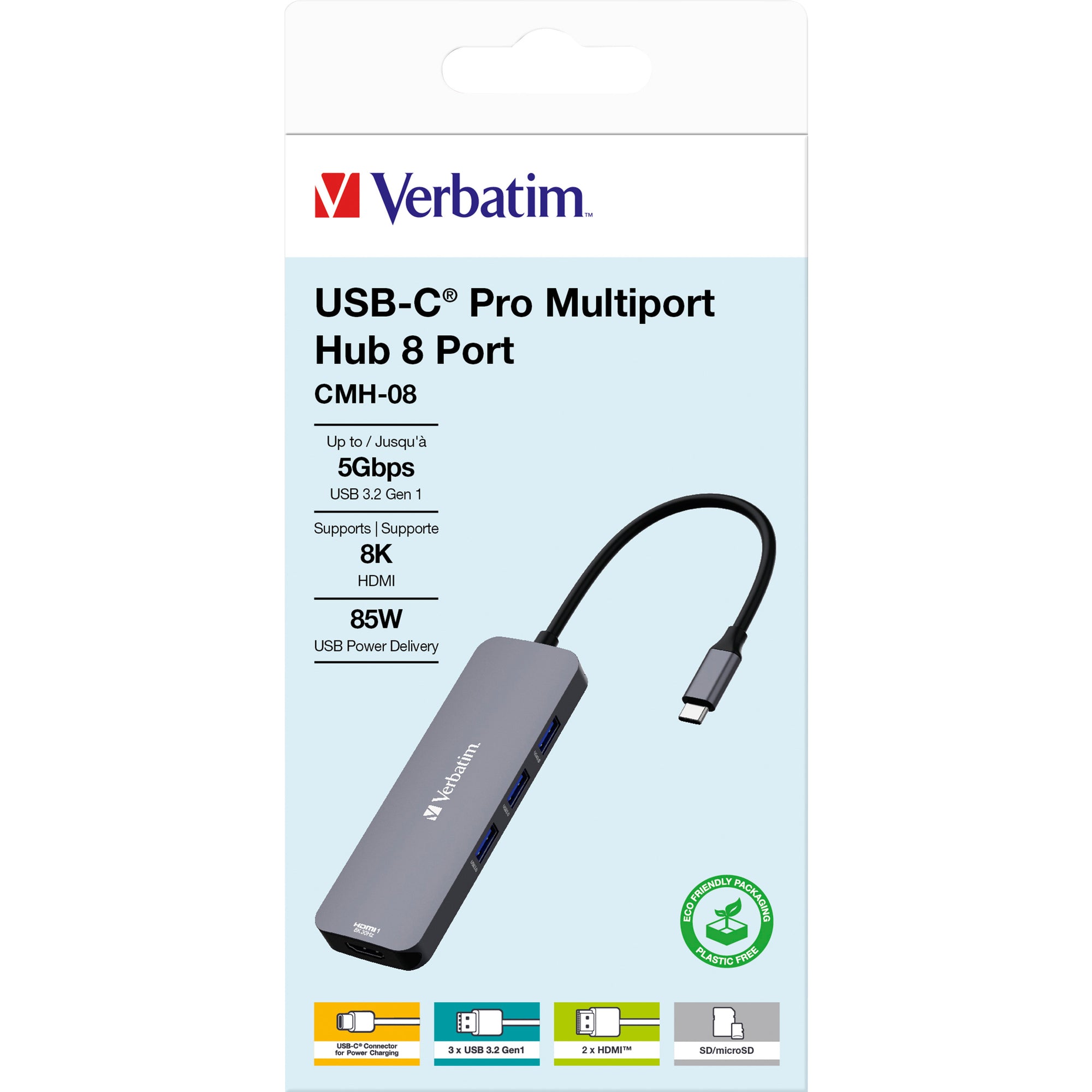 Verbatim USB-Hub CMH-08