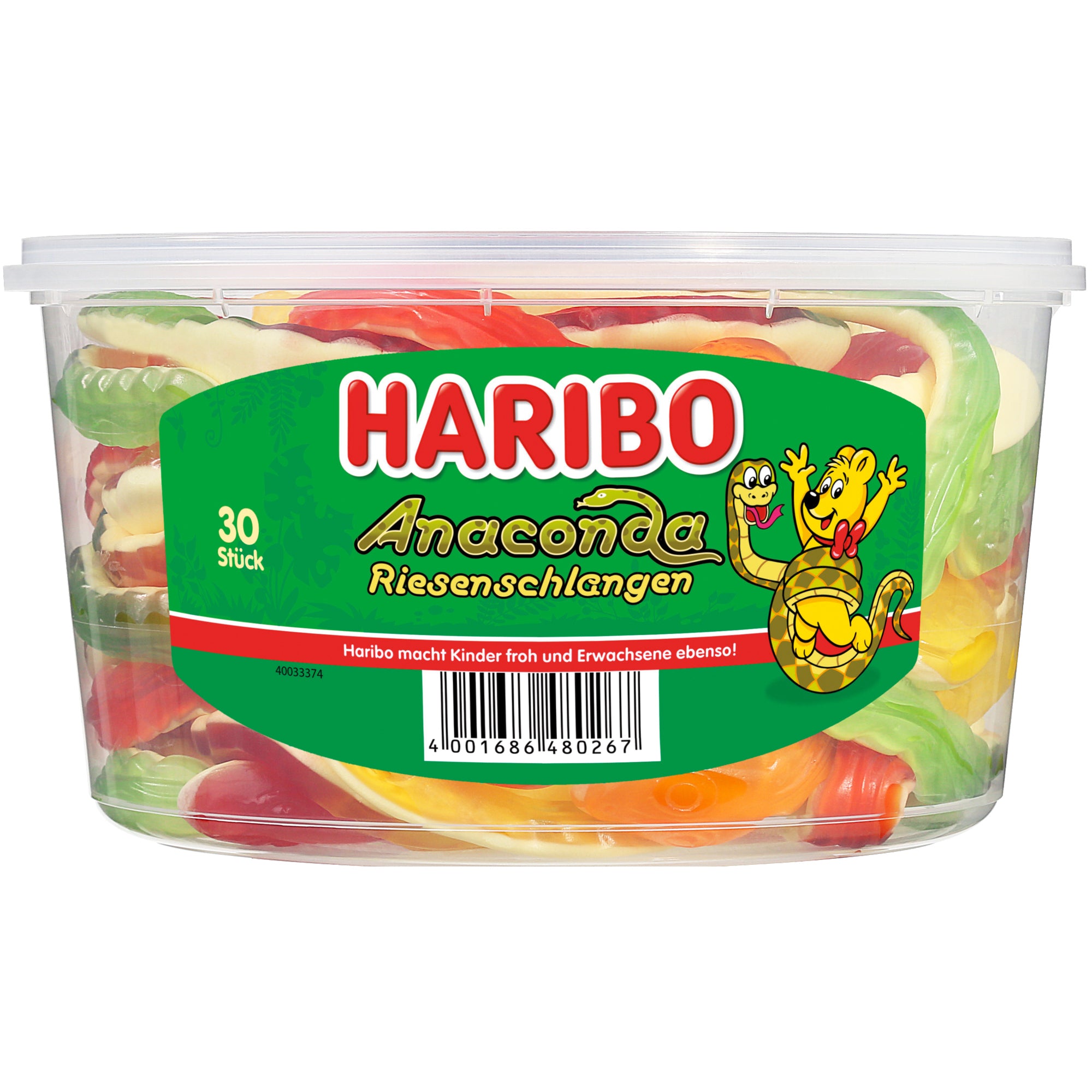 Haribo Fruchtgummi Anaconda Riesenschlangen