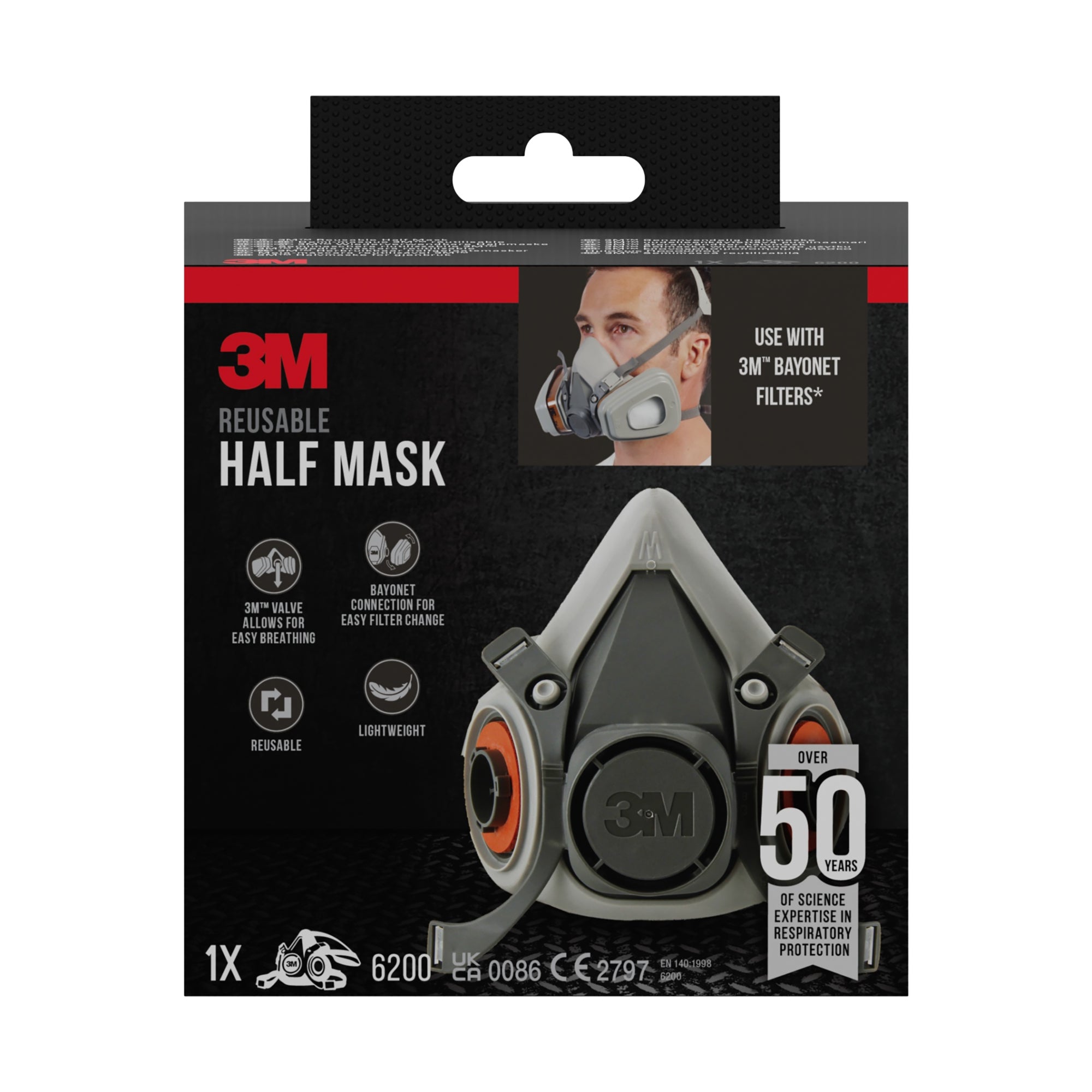 3M Halbmaske 6200PRO