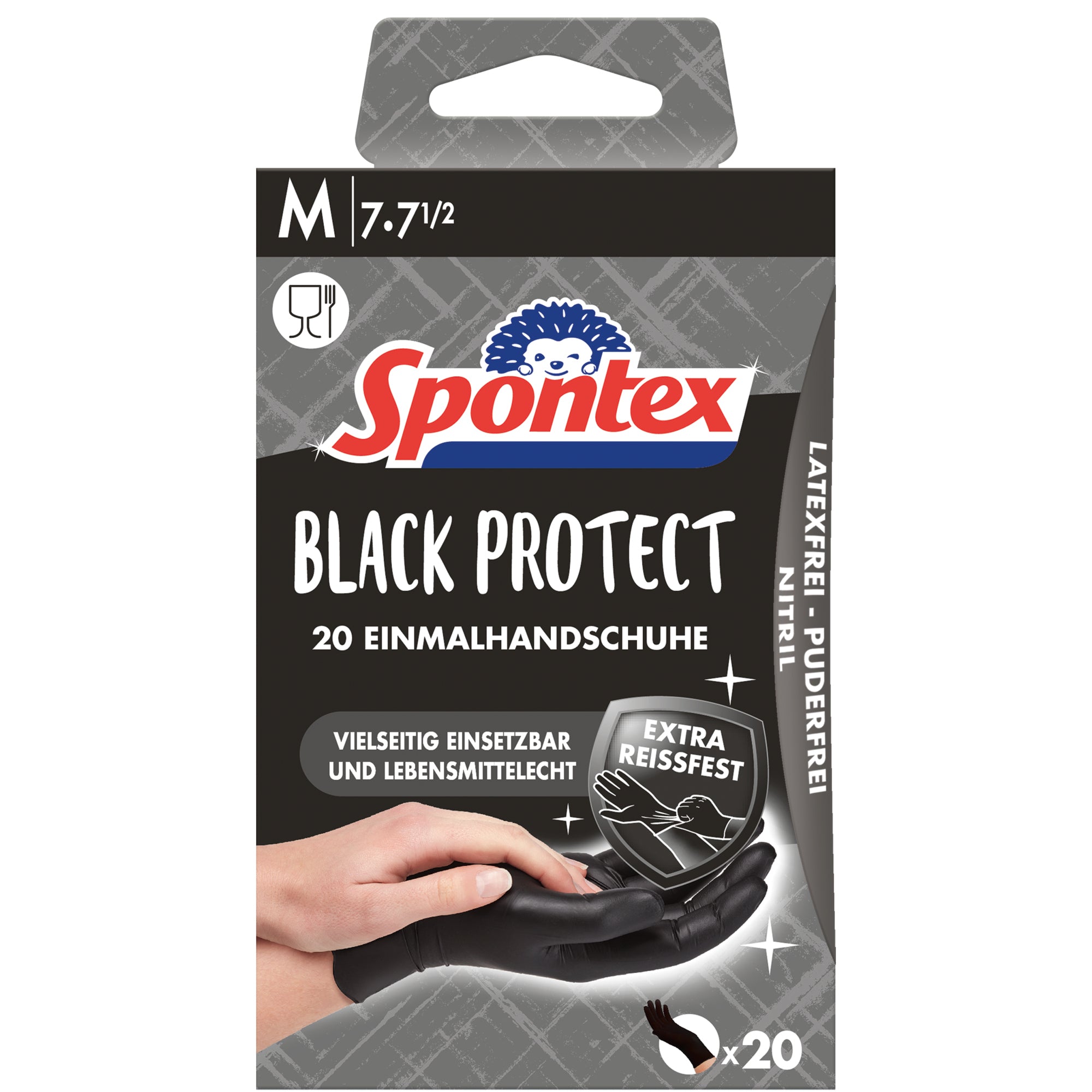 Spontex Einweghandschuhe Black Protect