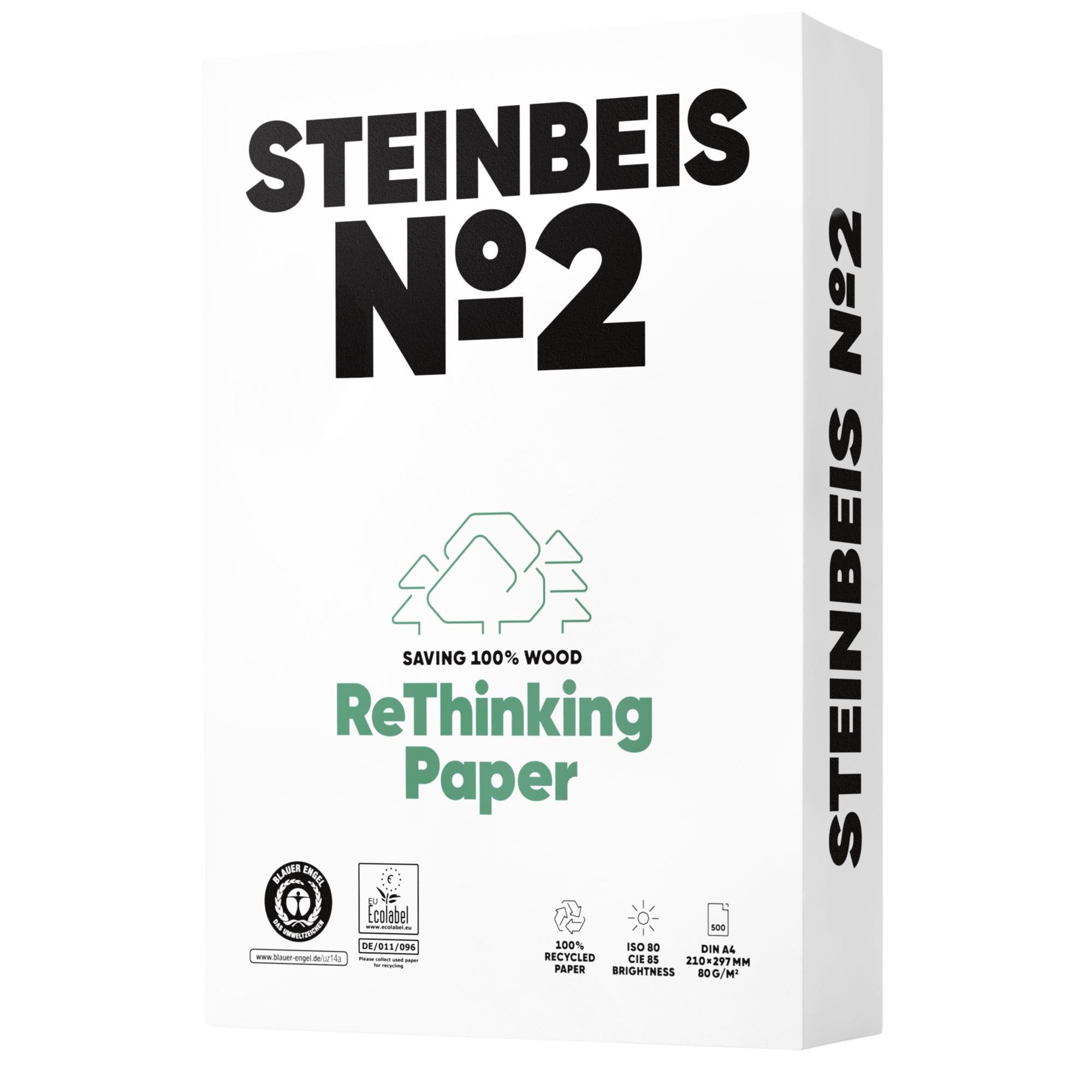 Steinbeis Kopierpapier No. 2 Trend White, DIN A4