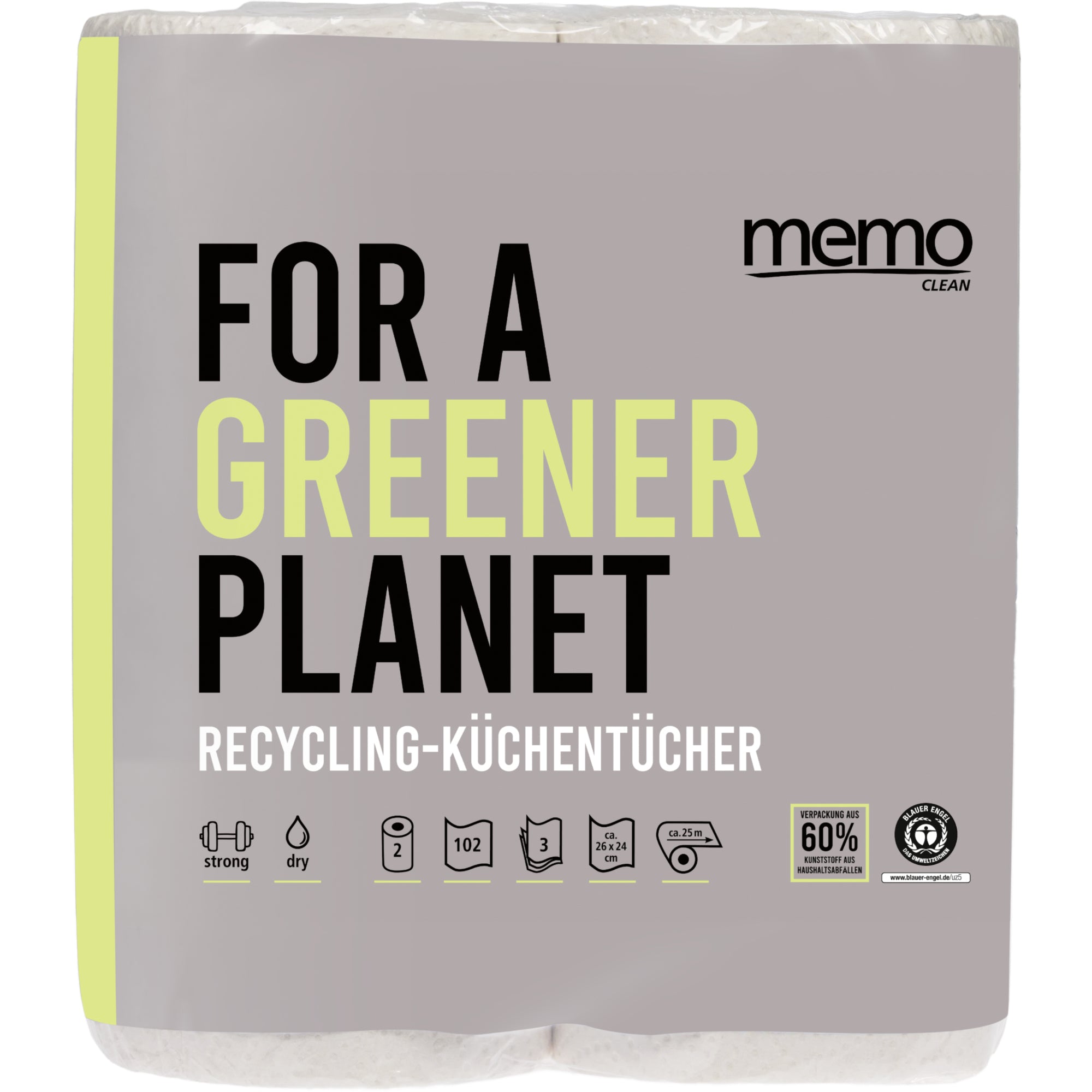 memo Küchenrolle Recycling Strong & Dry