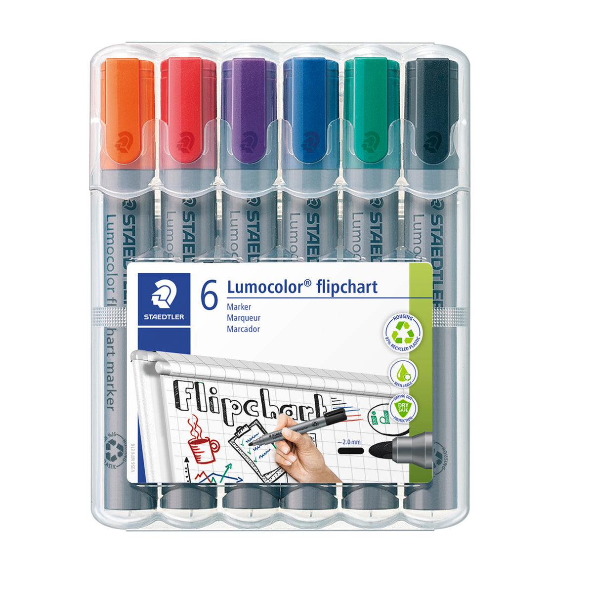 Staedtler Flipchartmarker Lumocolor® 356