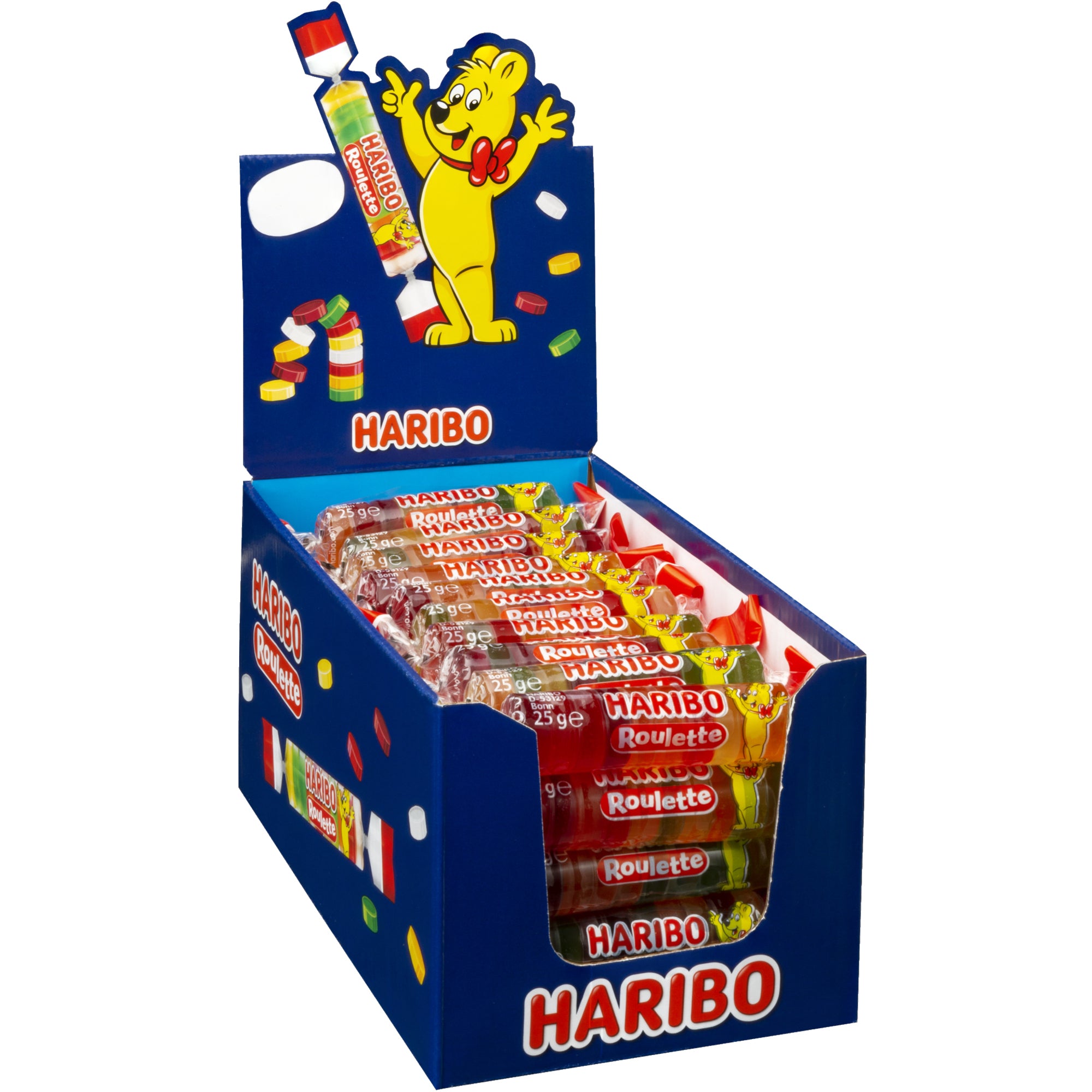 Haribo Fruchtgummi Roulette Rolle