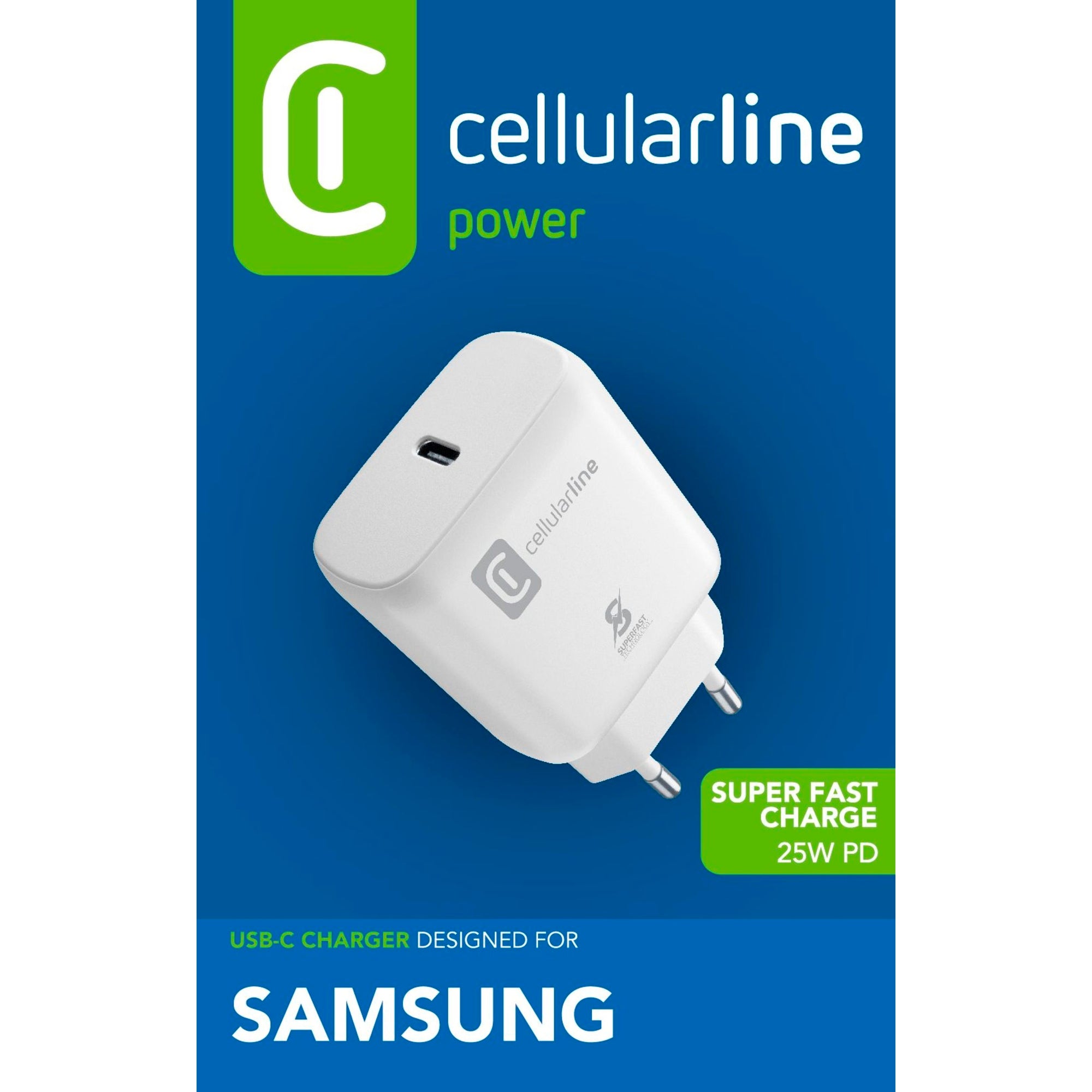 cellularline Ladegerät Kommunikationstechnik SUPER FAST CHARGER PD 25W