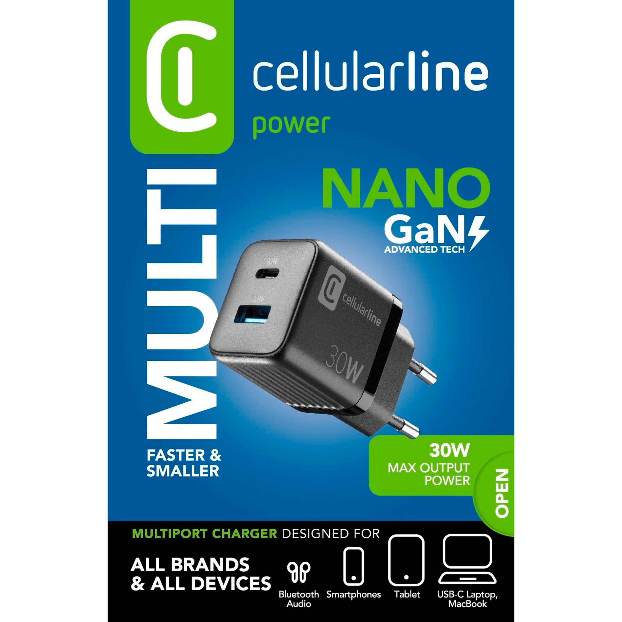 cellularline Ladegerät Kommunikationstechnik Multipower Micro